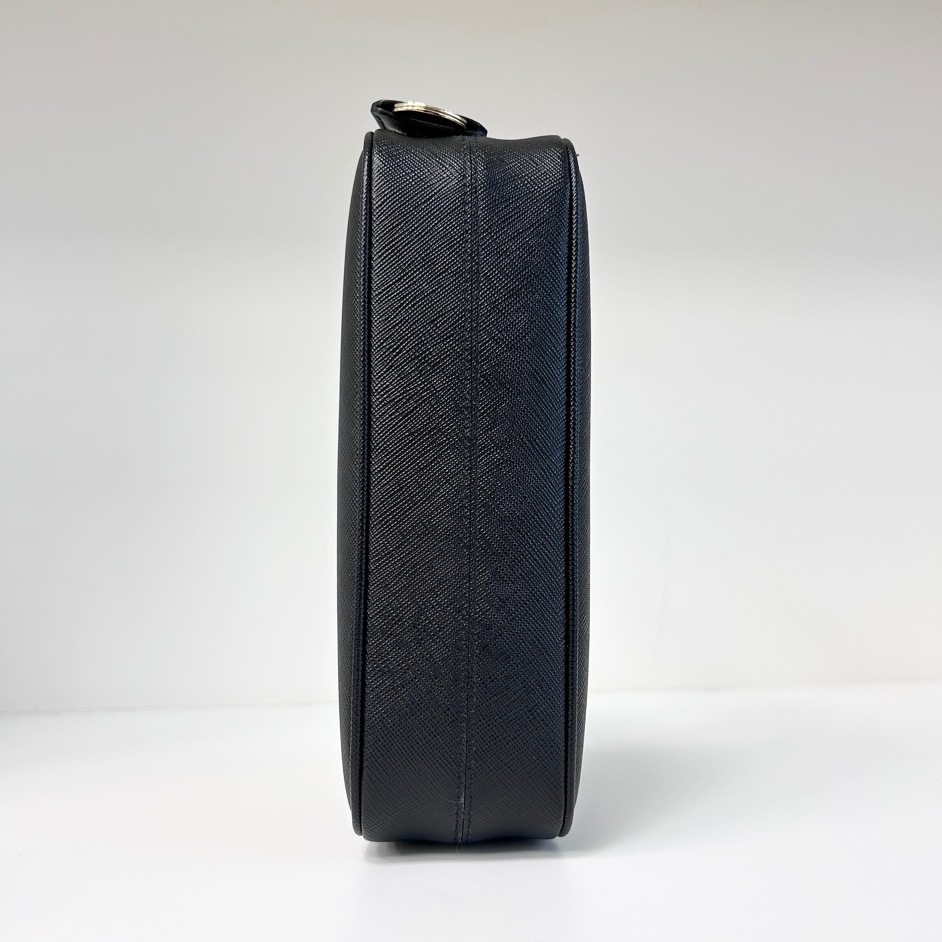 Re-Edition 2005 Black Saffiano Leather Bag w/GHW
