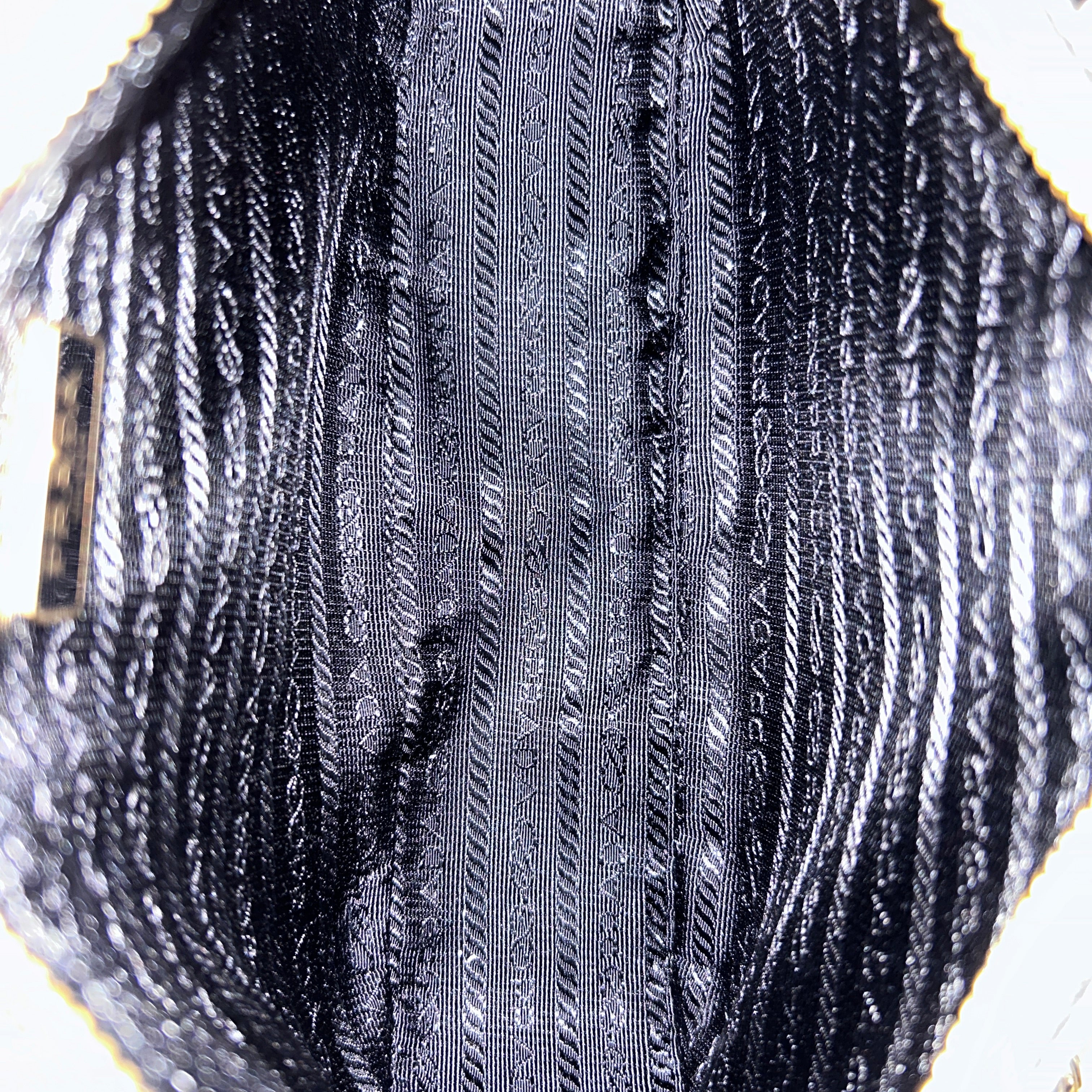 Re-Edition 2005 Black Saffiano Leather Bag w/GHW