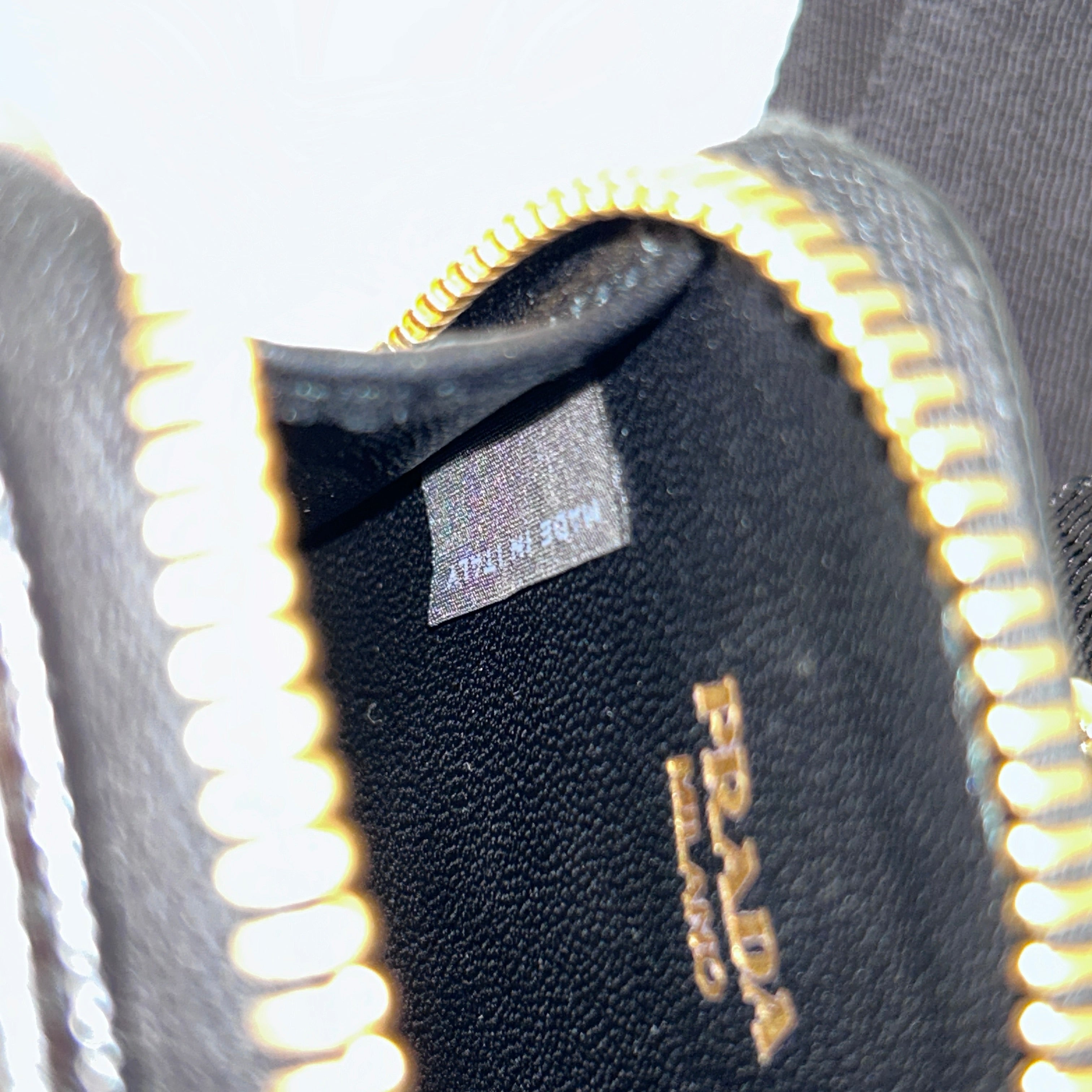 Re-Edition 2005 Black Saffiano Leather Bag w/GHW