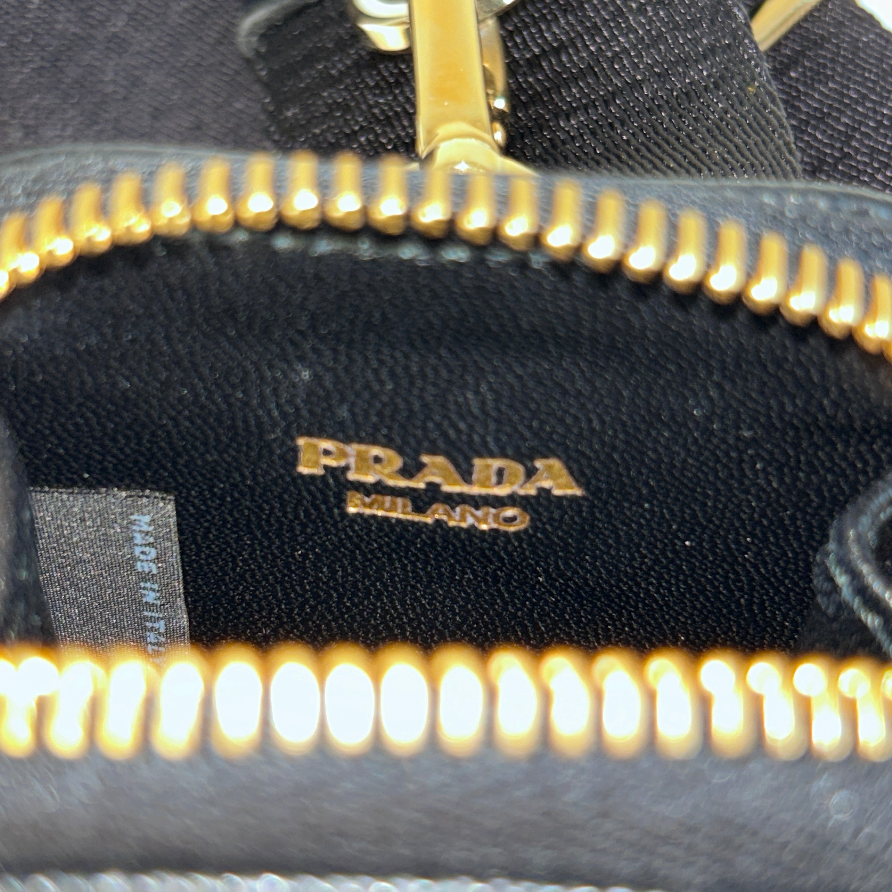 Re-Edition 2005 Black Saffiano Leather Bag w/GHW