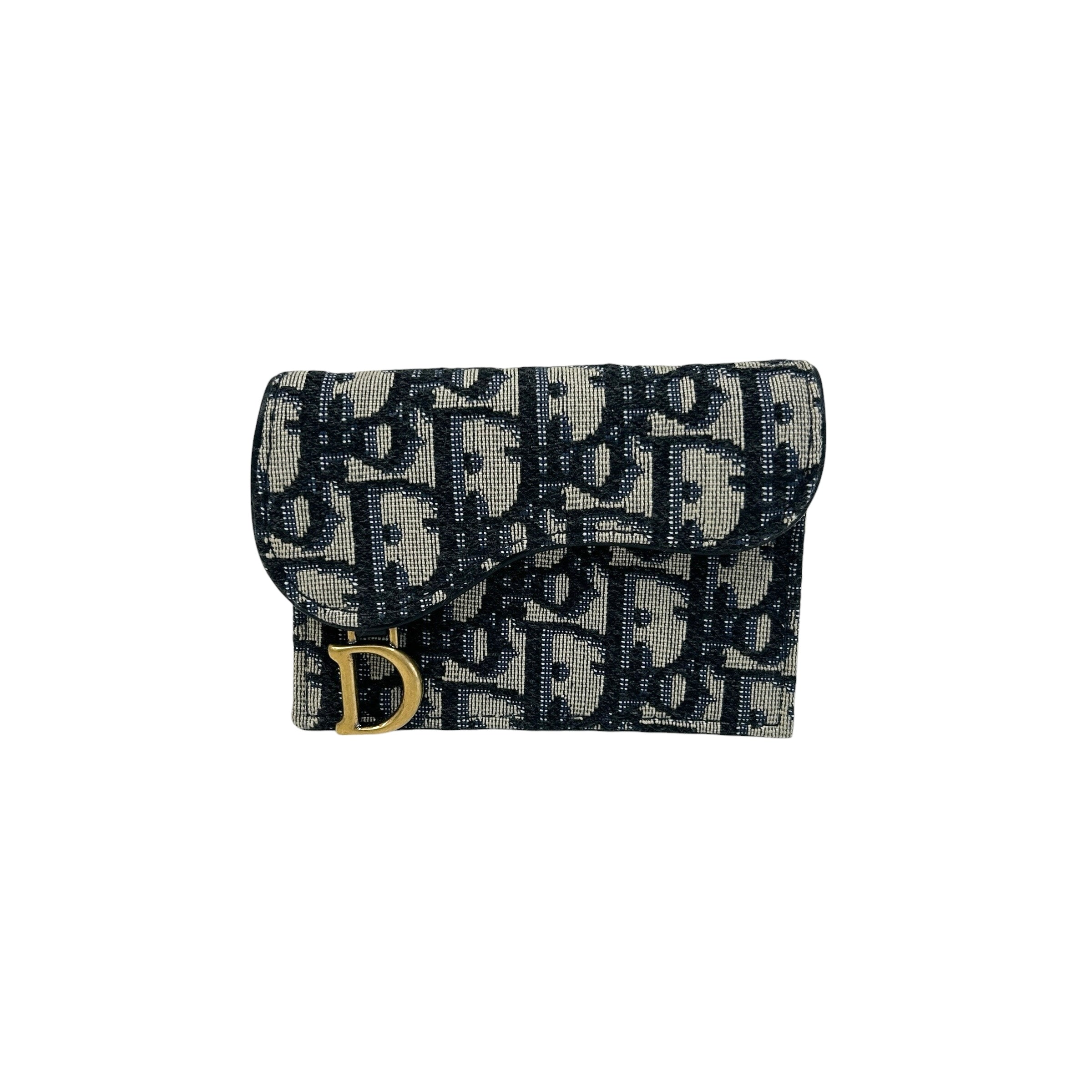 Blue Logo Saddle Card Holder w/GHW,