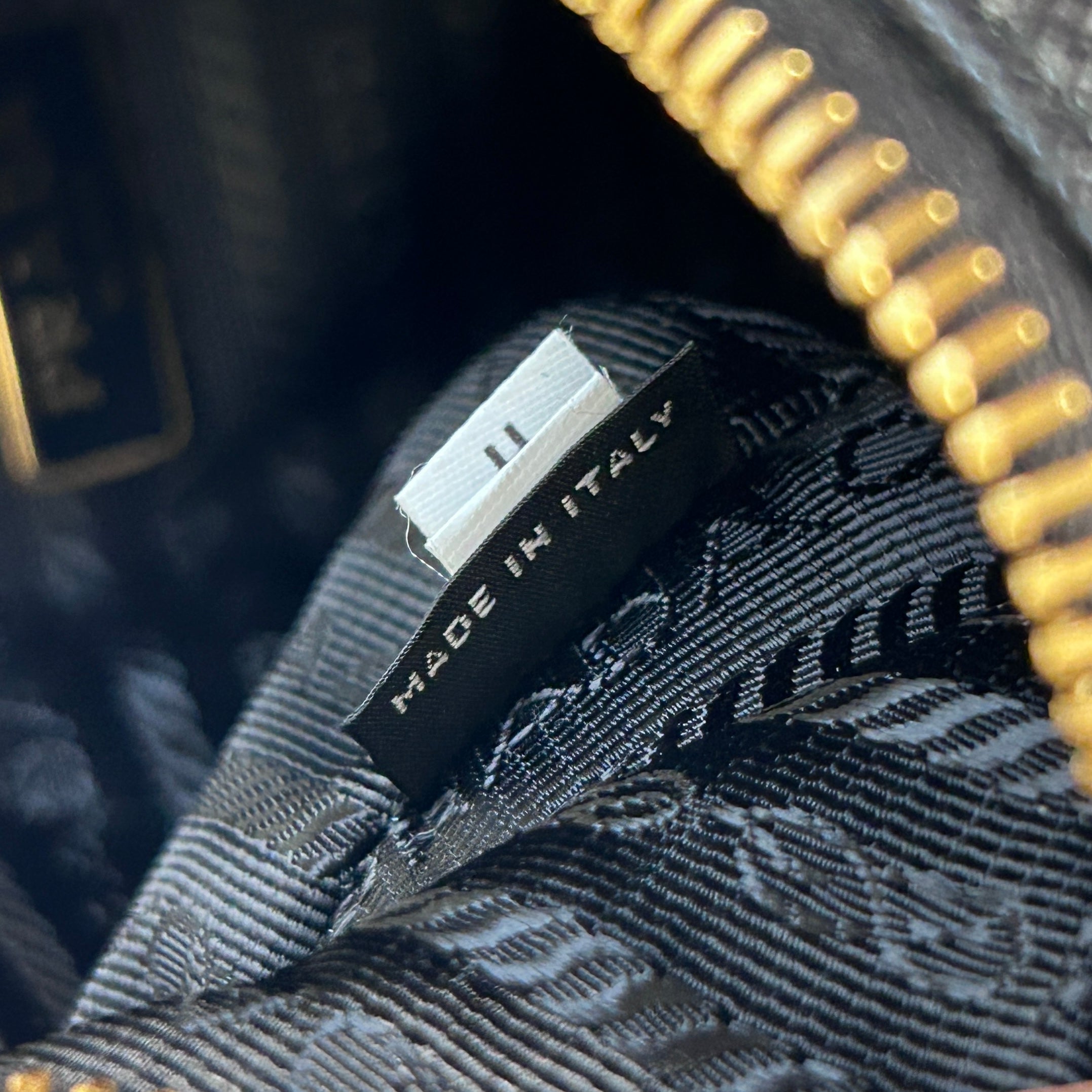 Re-Edition 2005 Black Saffiano Leather Bag w/GHW