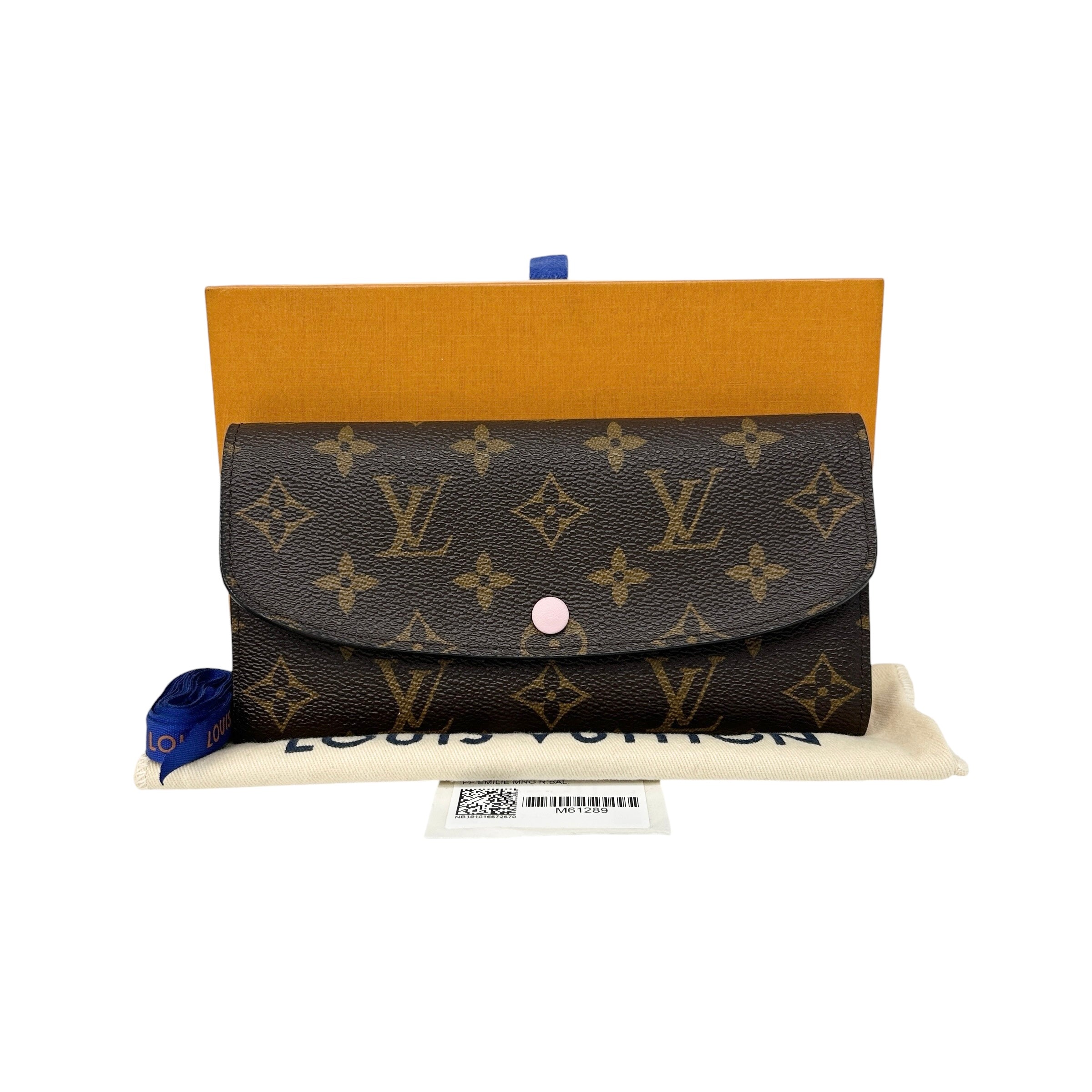 Monogram Canvas Piment Emilie Wallet