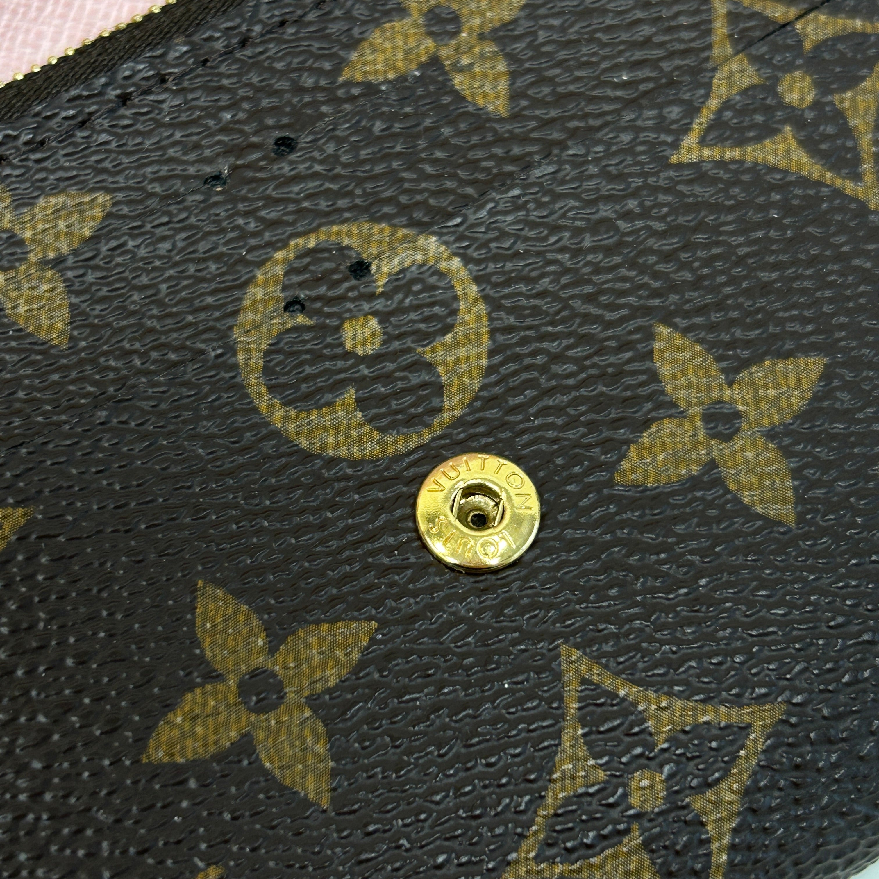 Monogram Canvas Piment Emilie Wallet