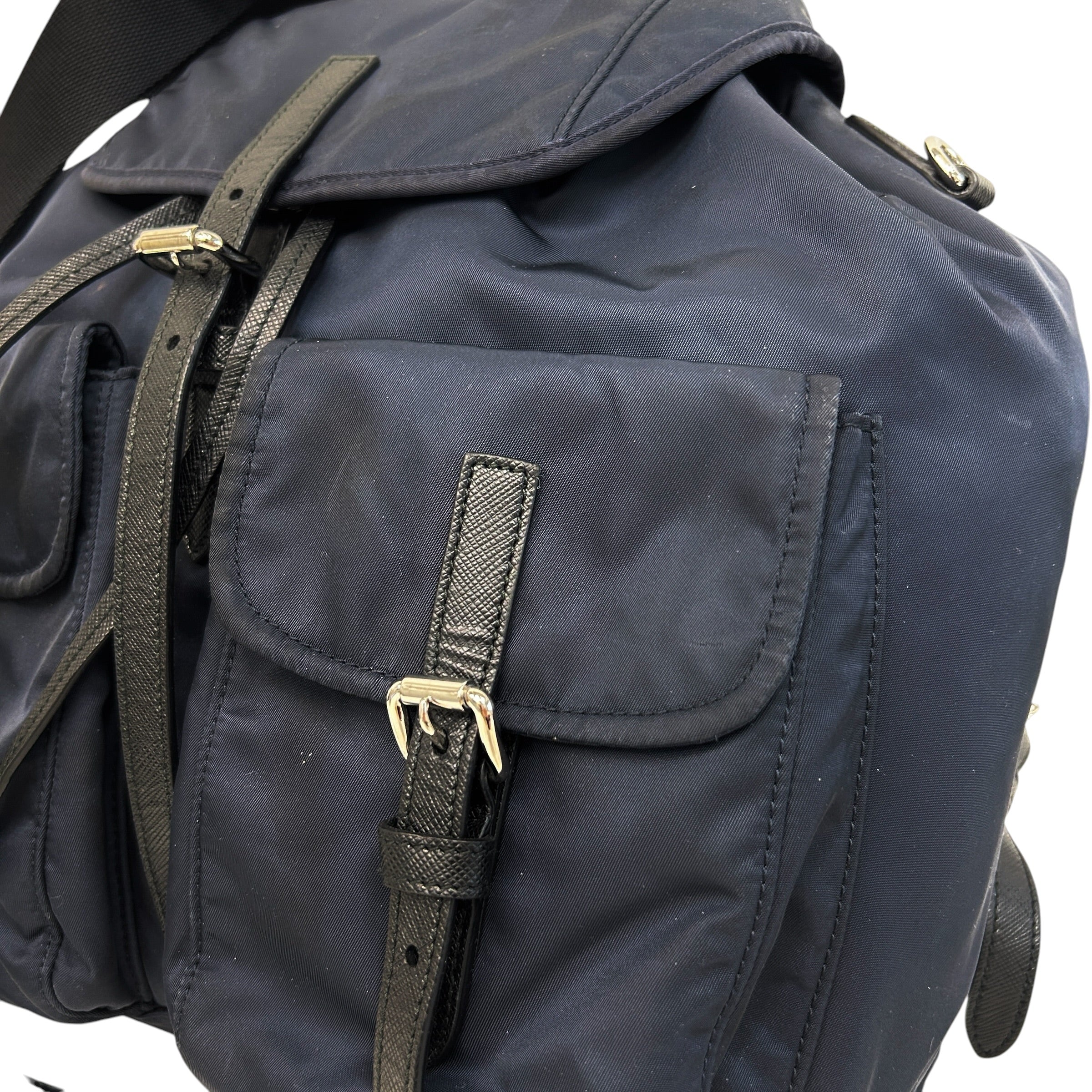 Navy Re-Nylon Backpack
