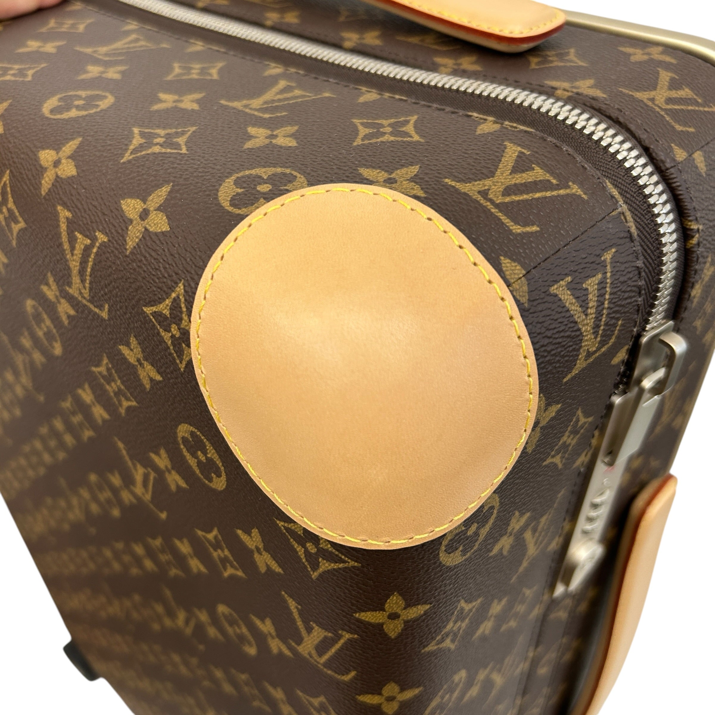 Monogram Canvas/Leather Horizon 55 Rolling Suitcase w/SHW