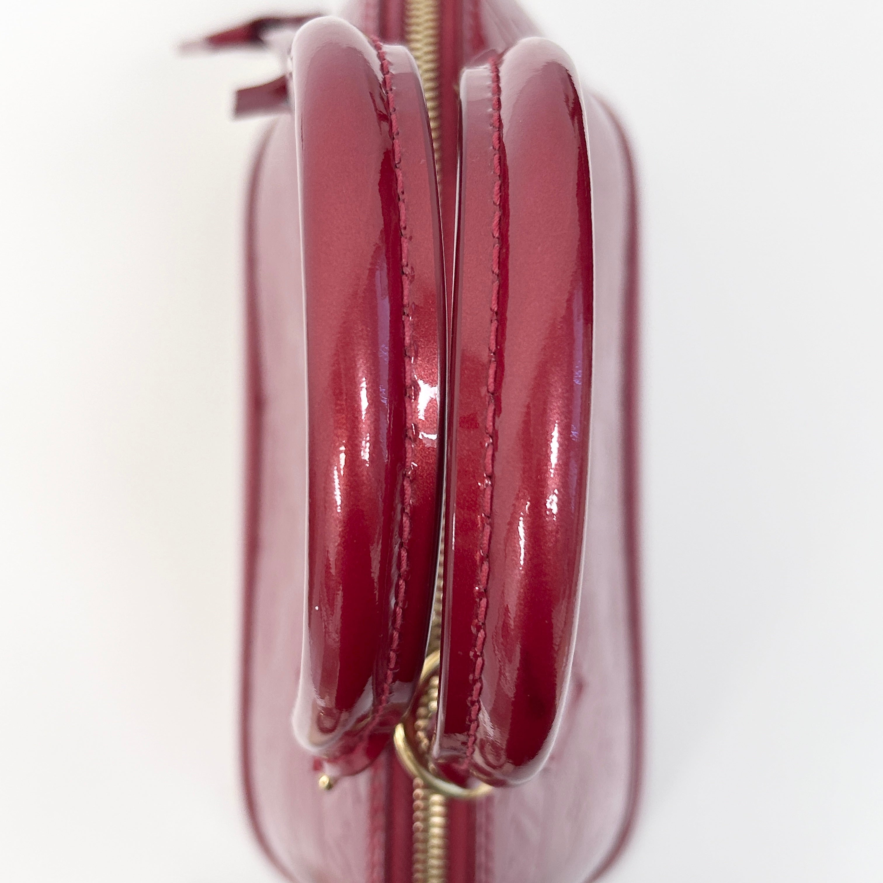 Indian Rose Monogram Vernis Leather Alma BB Bag w/GHW