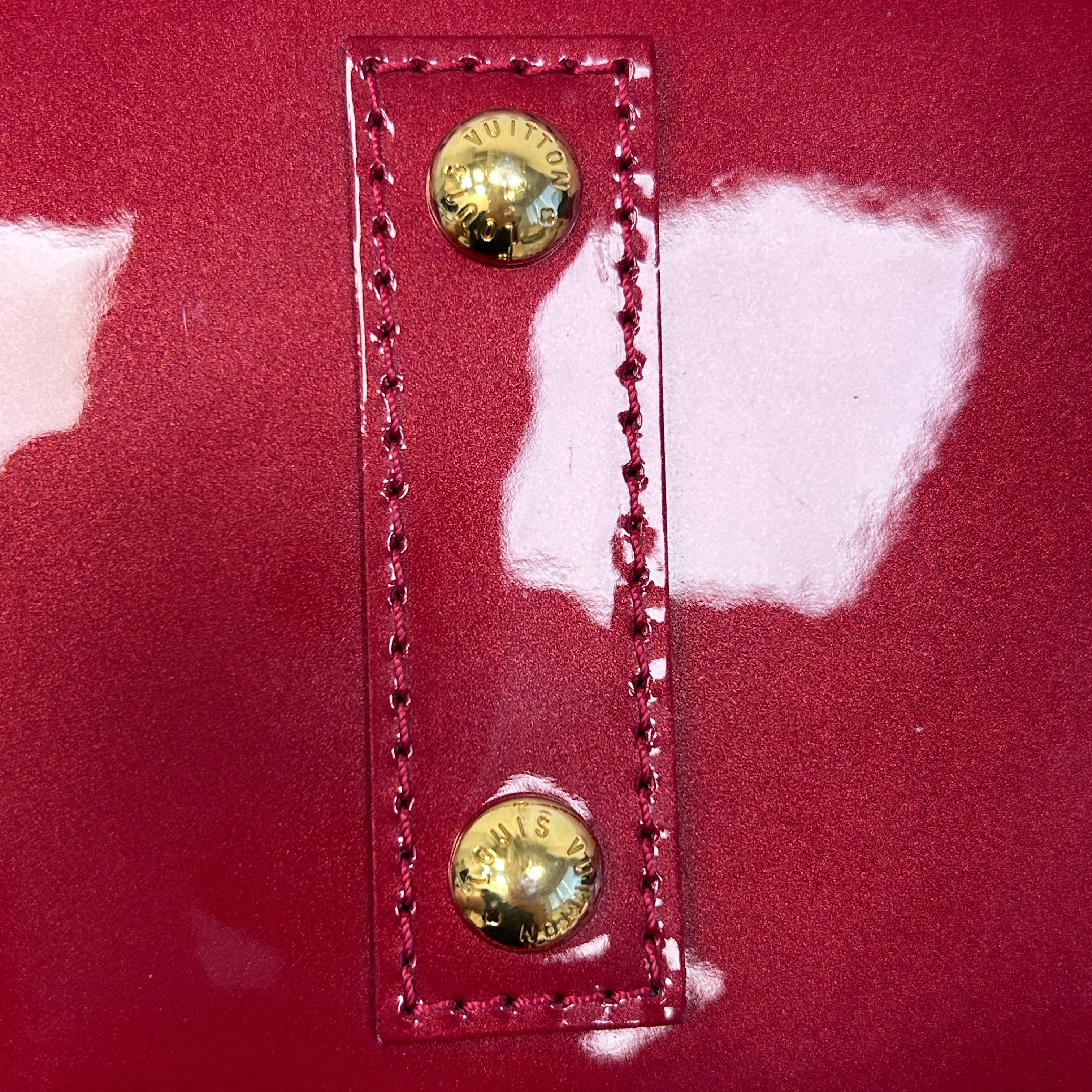 Indian Rose Monogram Vernis Leather Alma BB Bag w/GHW
