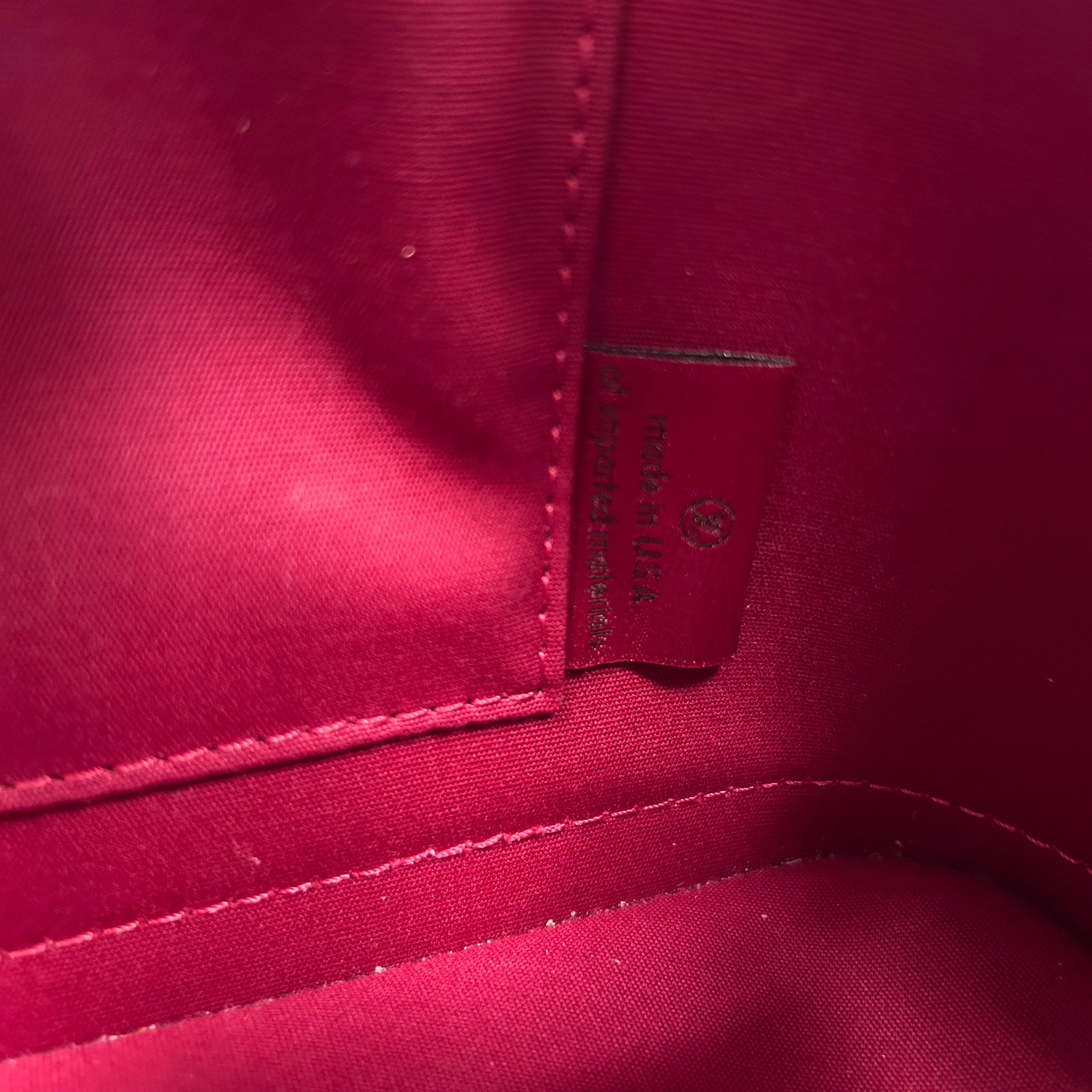 Indian Rose Monogram Vernis Leather Alma BB Bag w/GHW