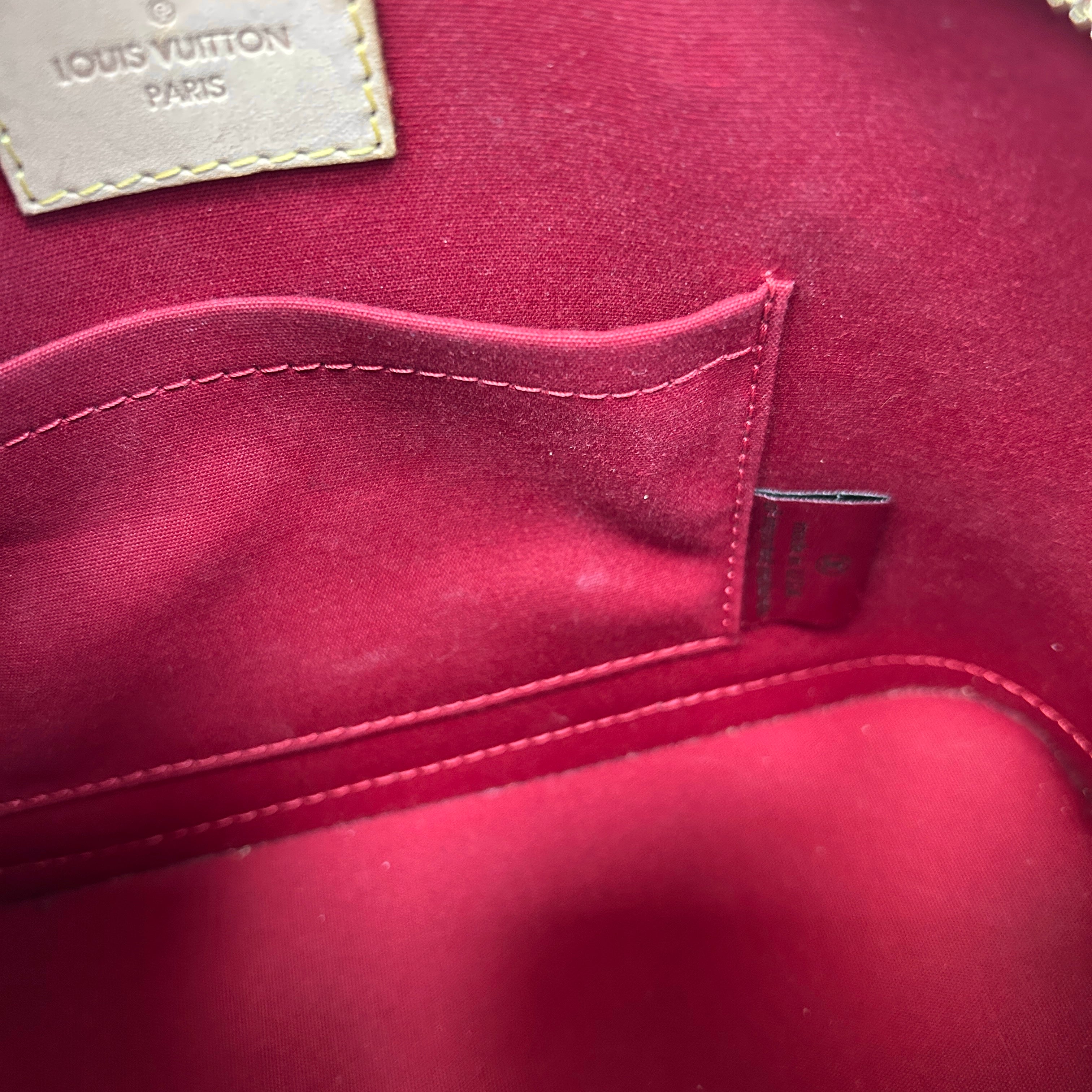 Indian Rose Monogram Vernis Leather Alma BB Bag w/GHW
