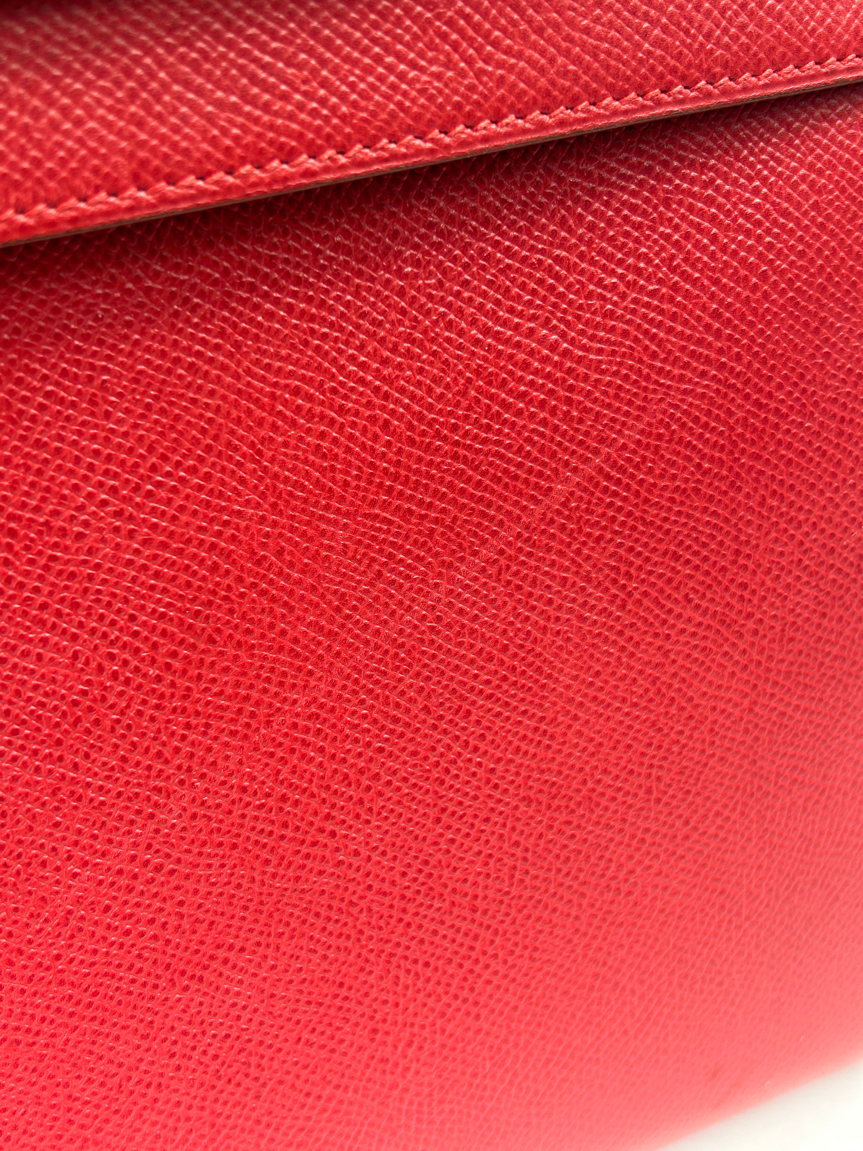 Hermes Rouge Epsom Kelly 32 w/GHW