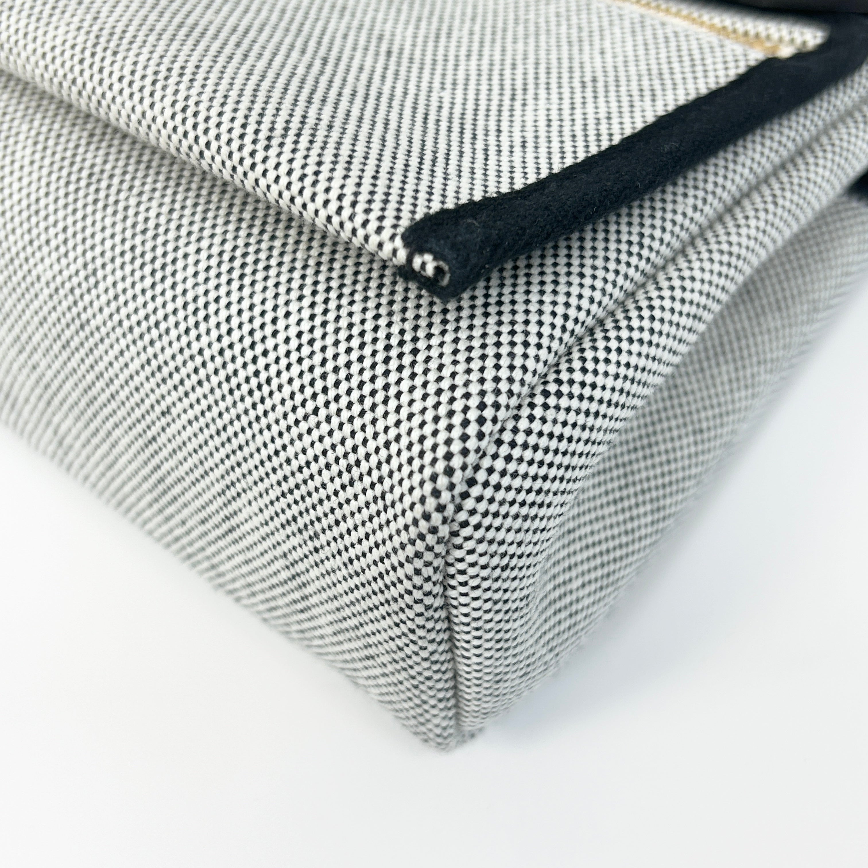 Black/Gray Herbag Zip 20 Bag w/GHW
