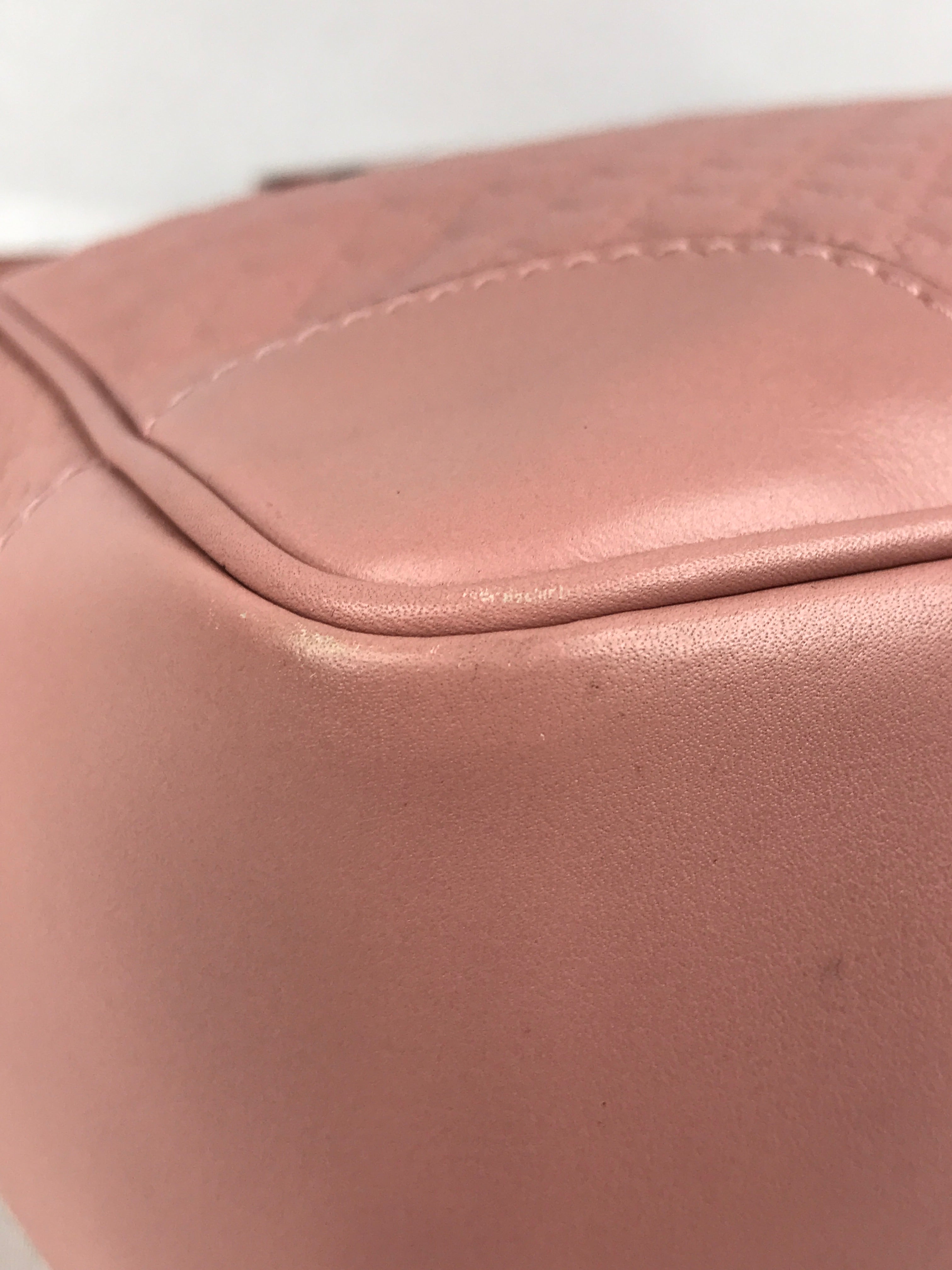 Light Pink Microguccissima Bree Mini Tote Bag w/Removable Strap W/LGHW