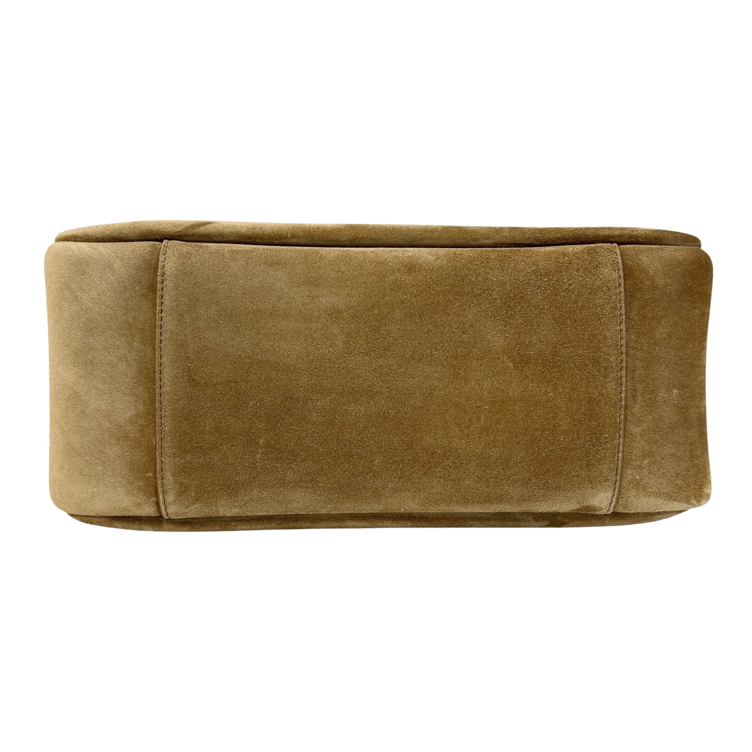 Barley Suede Le 5 A 7 Large Hobo Bag w/GHW