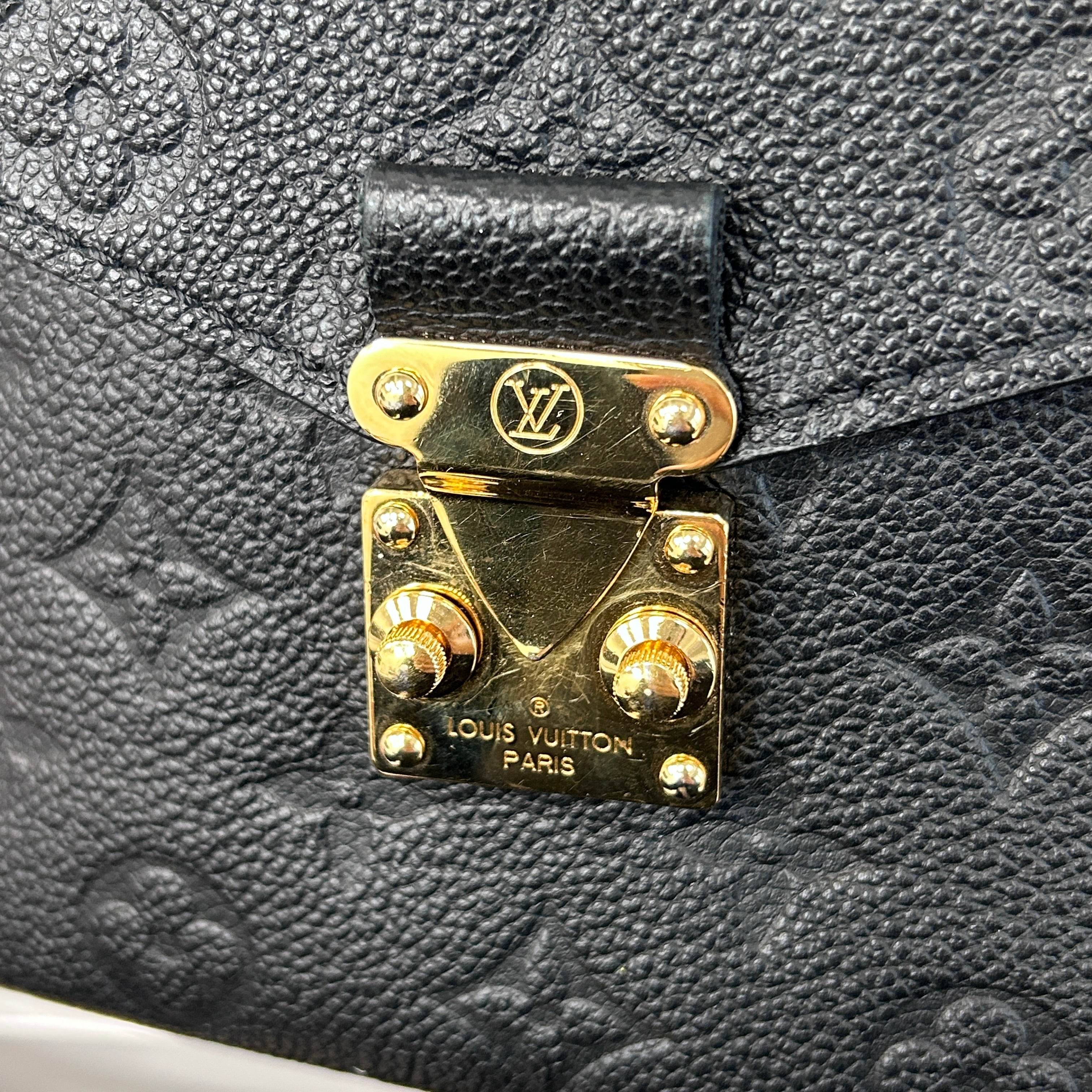 Black Empretinte Pochette Metis w/GHW