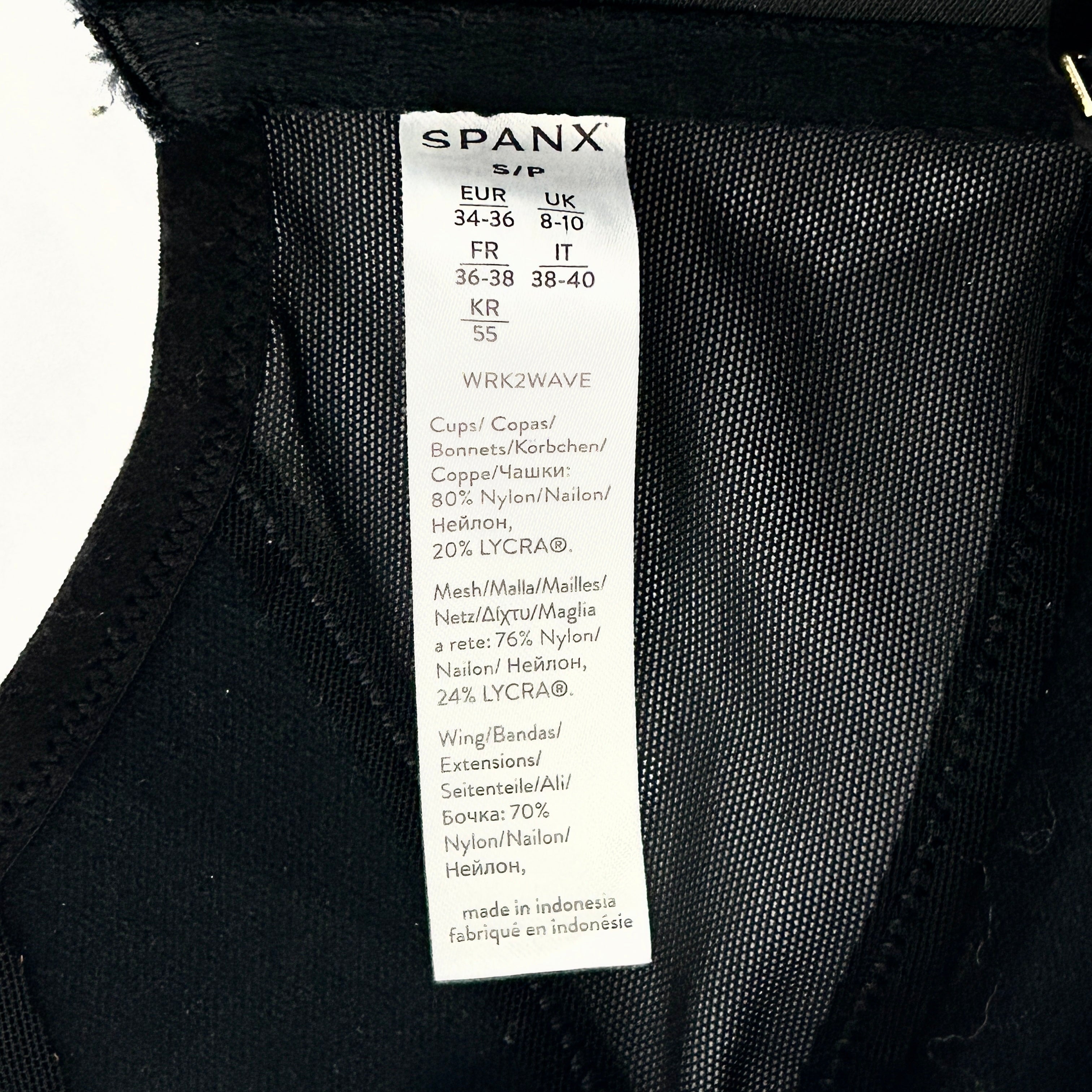 SPANX Black Sports Bra