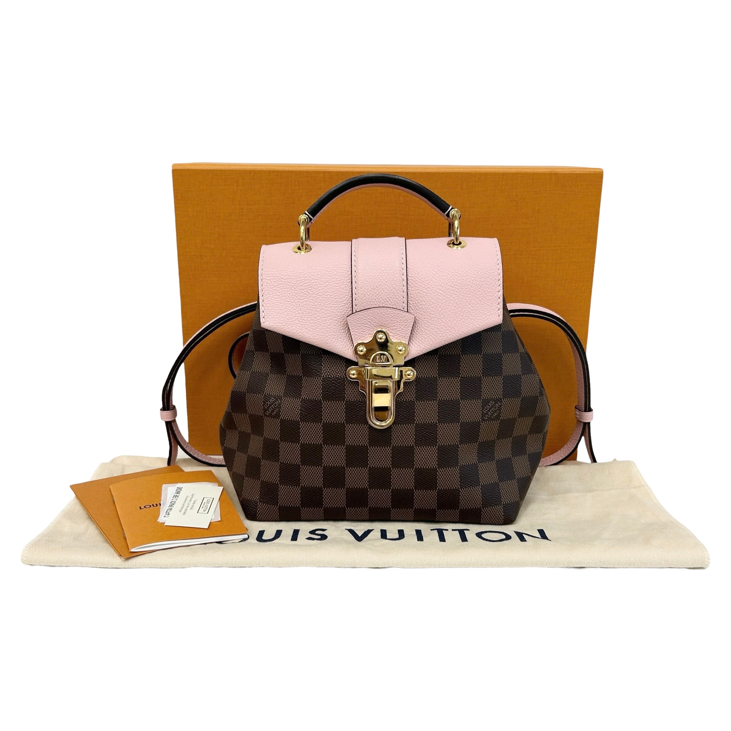 Magnolia Damier Canvas Clapton Backpack Bag