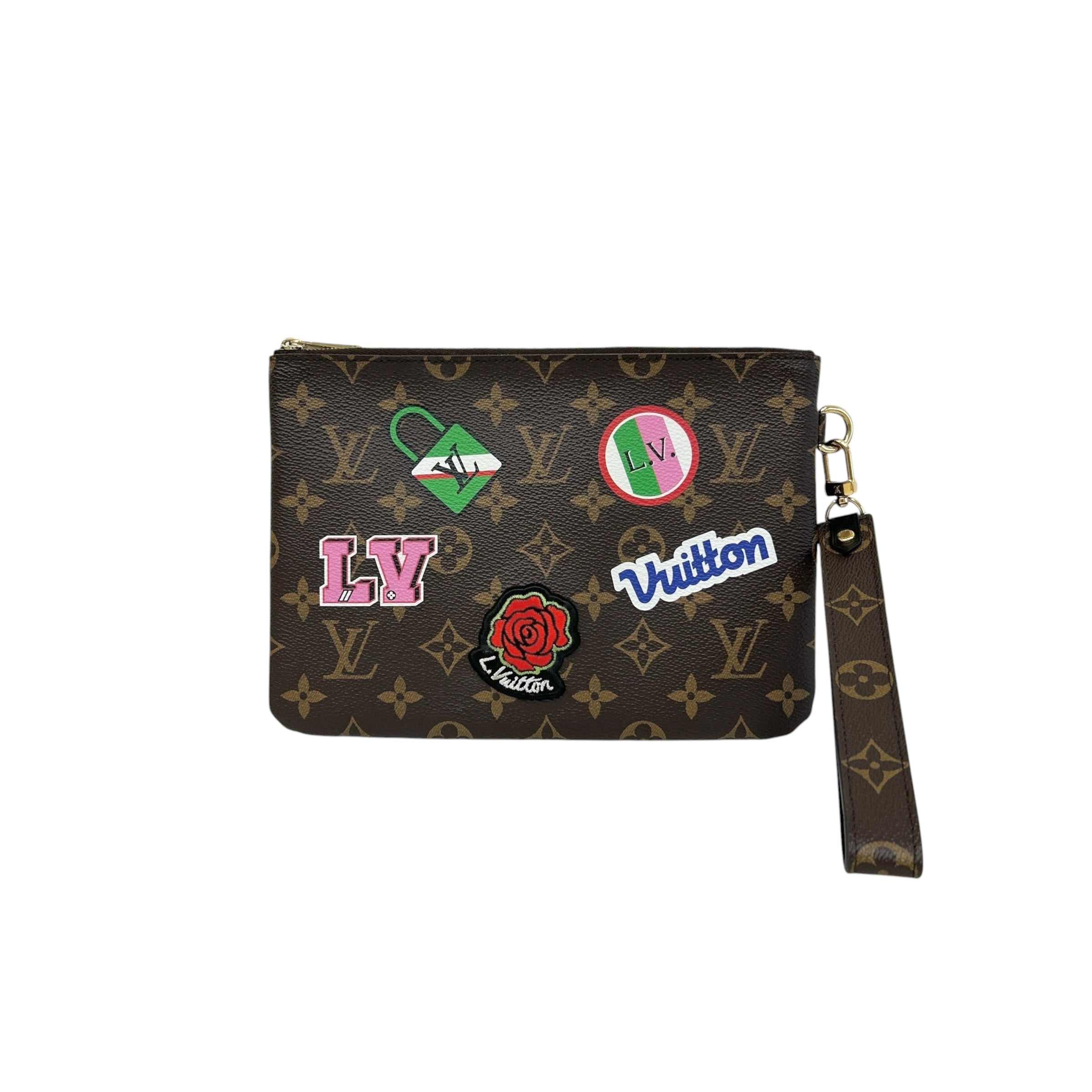 Monogram Canvas Patches City Pouch Bag