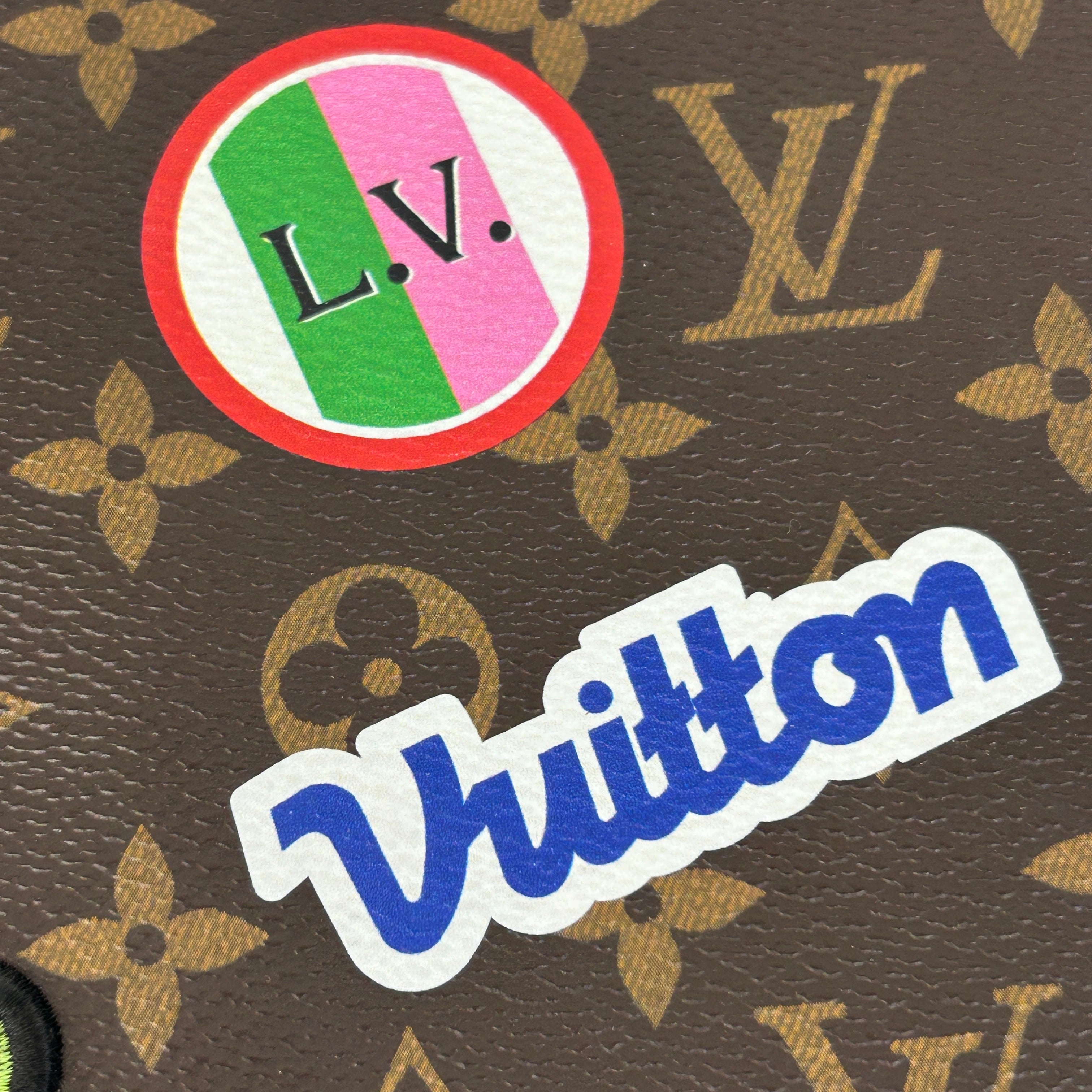 Monogram Canvas Patches City Pouch Bag