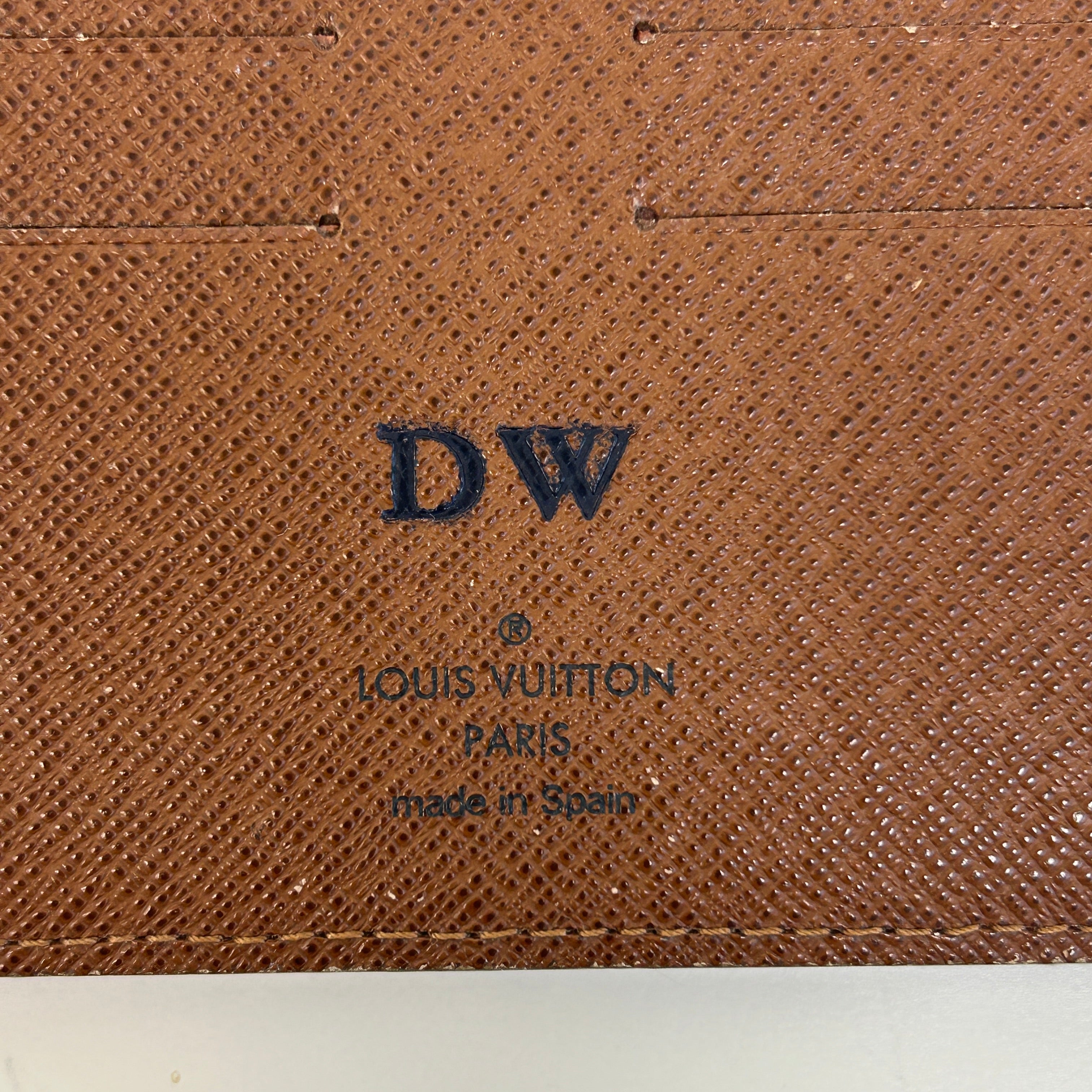 Monogram Canvas Insolite Organizer Wallet w/Stamp DW