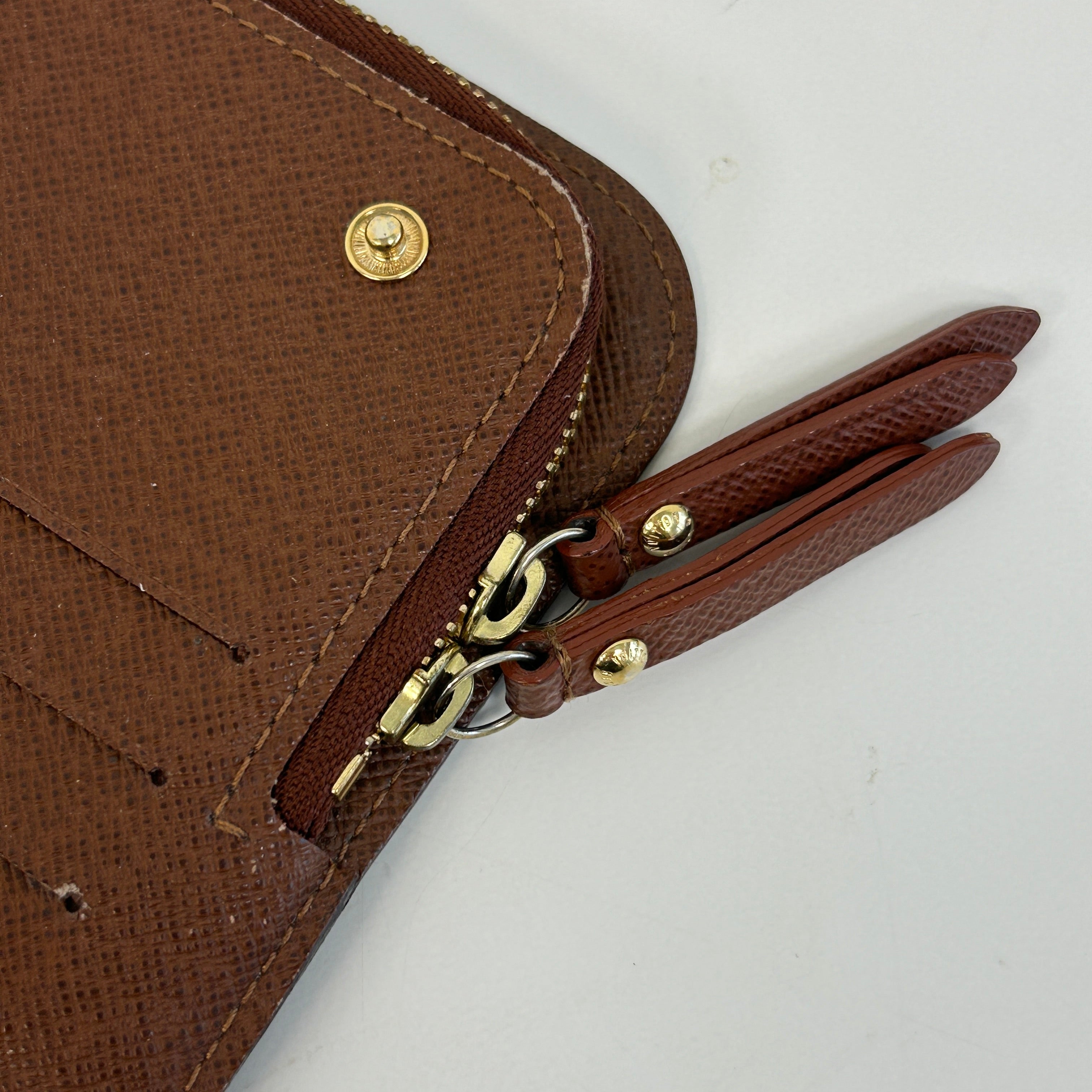 Monogram Canvas Insolite Organizer Wallet w/Stamp DW