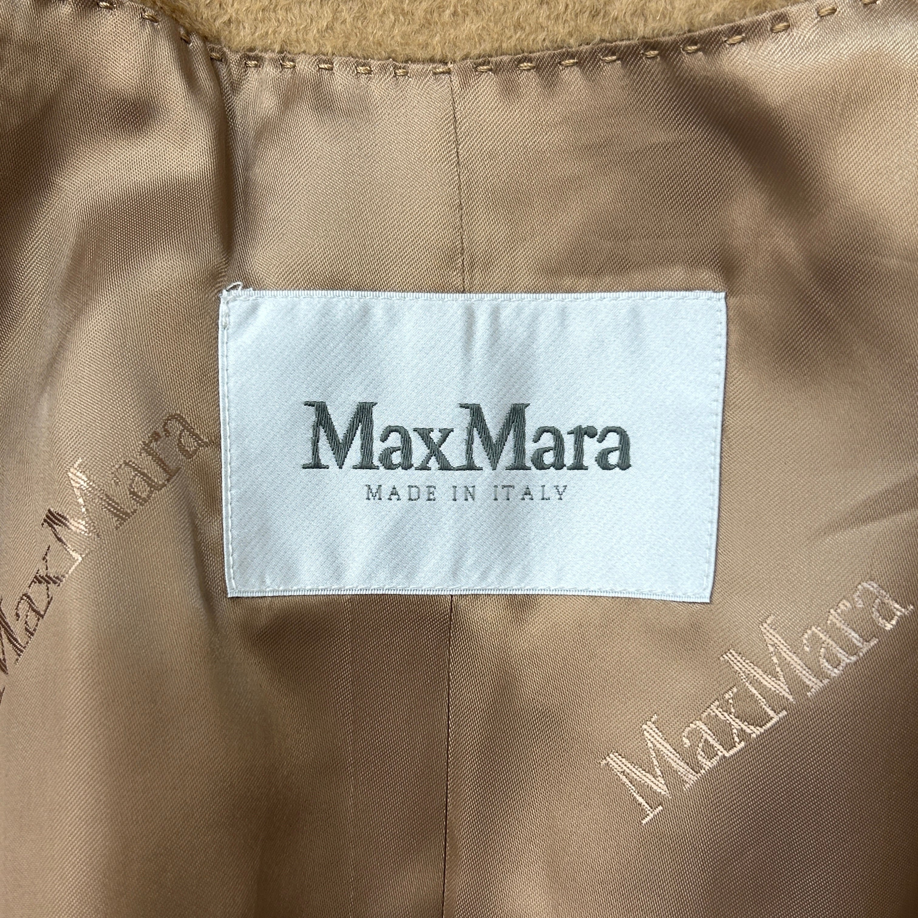 Rialto Camel Hair Hood/Belted Coat
