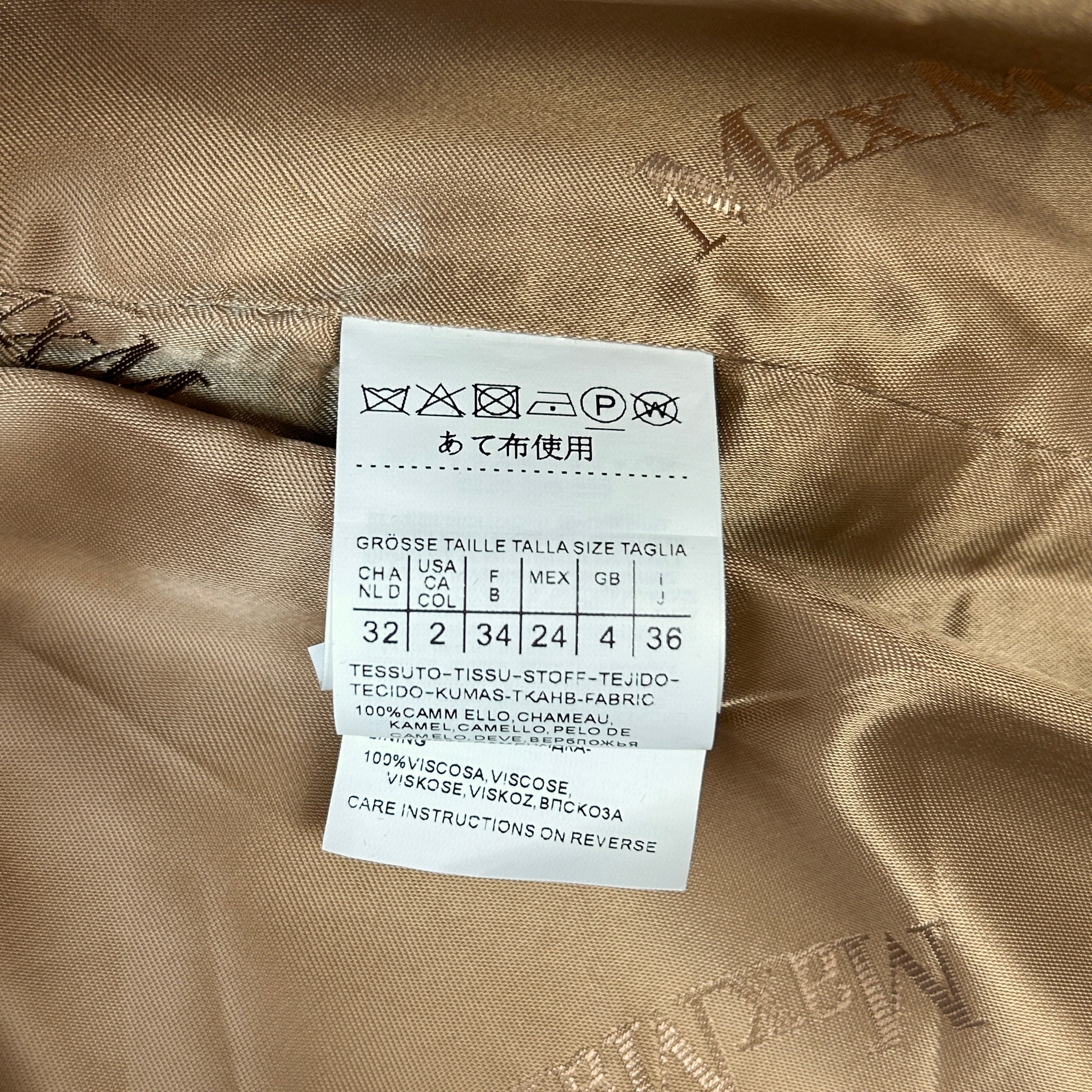 Rialto Camel Hair Hood/Belted Coat