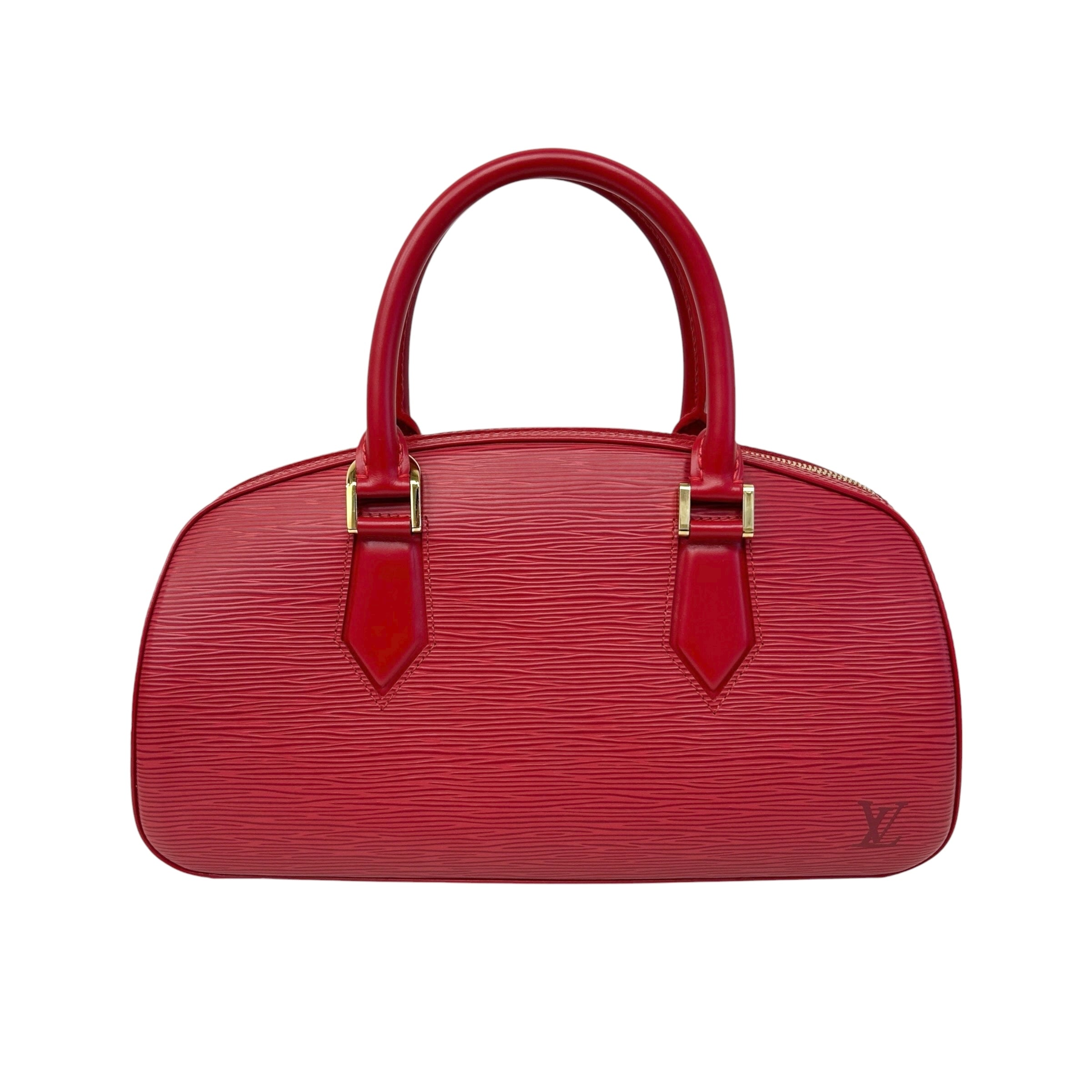 Red Epi Leather Jasmine Bag
