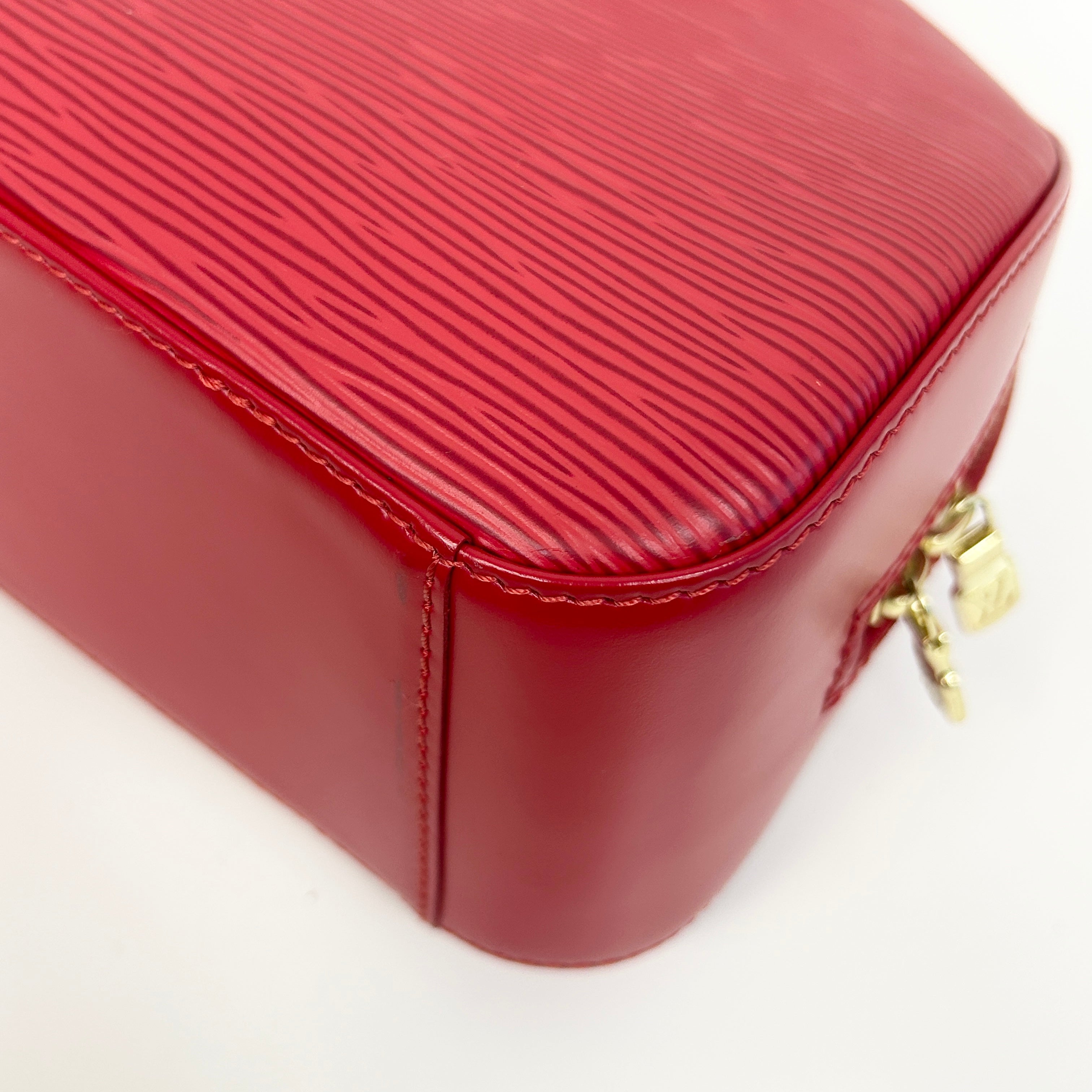 Red Epi Leather Jasmine Bag