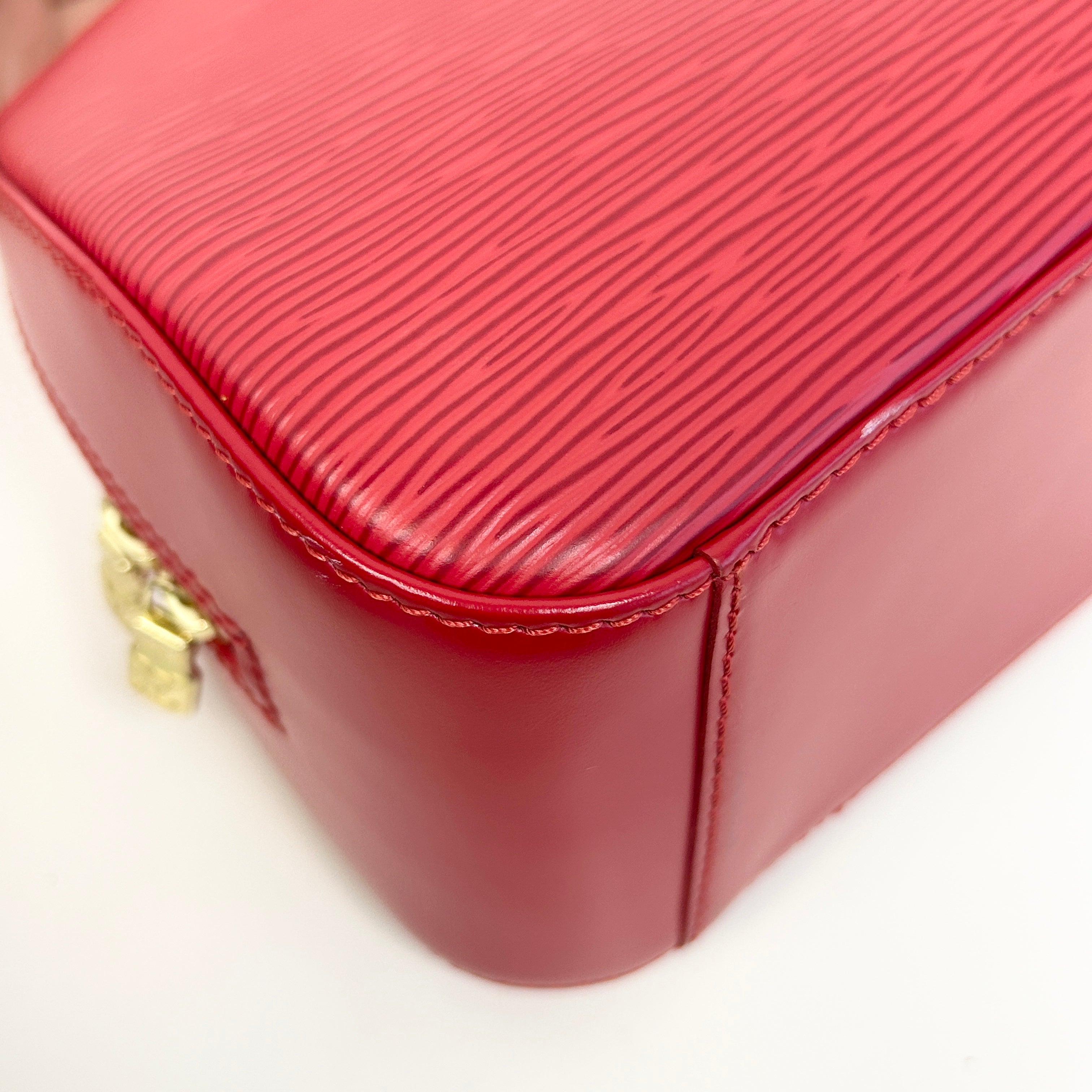 Red Epi Leather Jasmine Bag