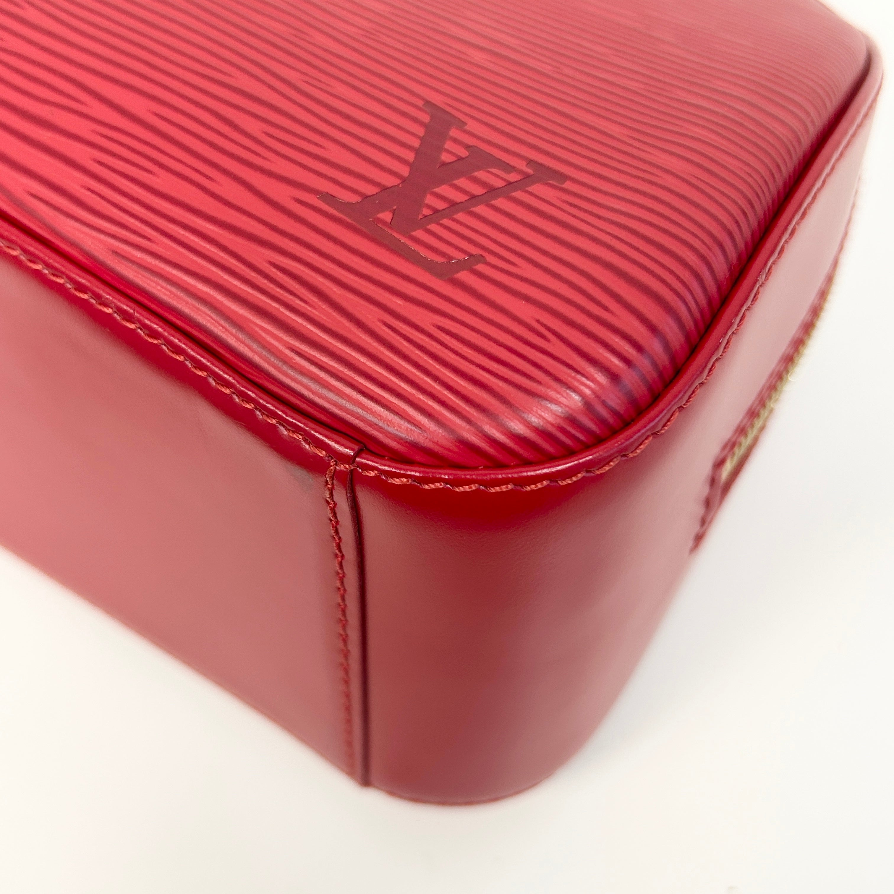 Red Epi Leather Jasmine Bag