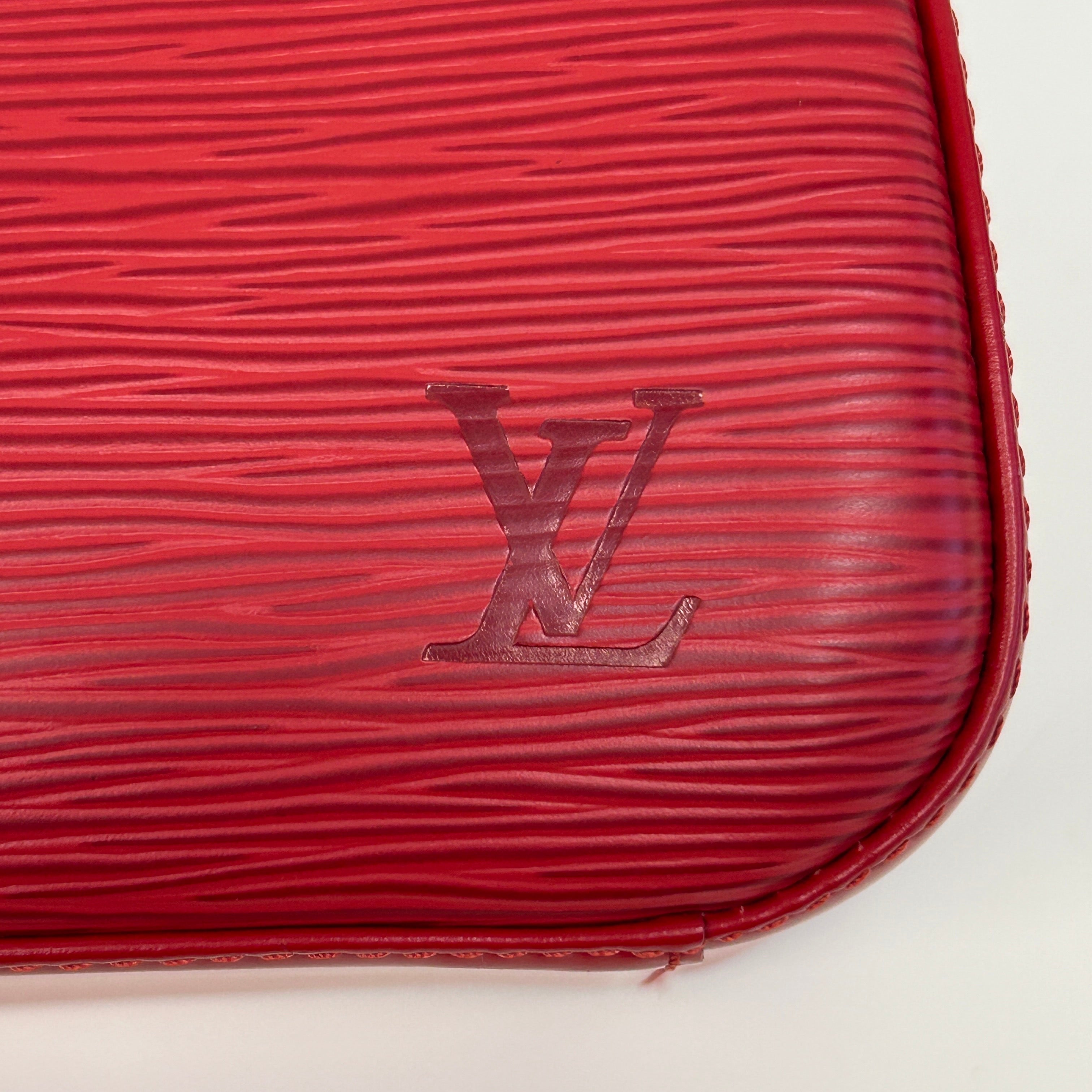 Red Epi Leather Jasmine Bag