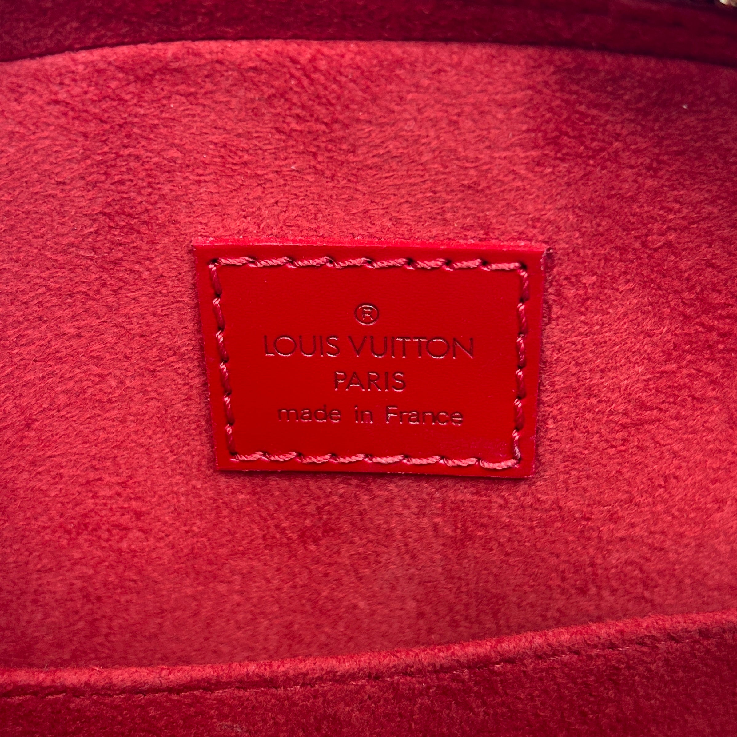 Red Epi Leather Jasmine Bag