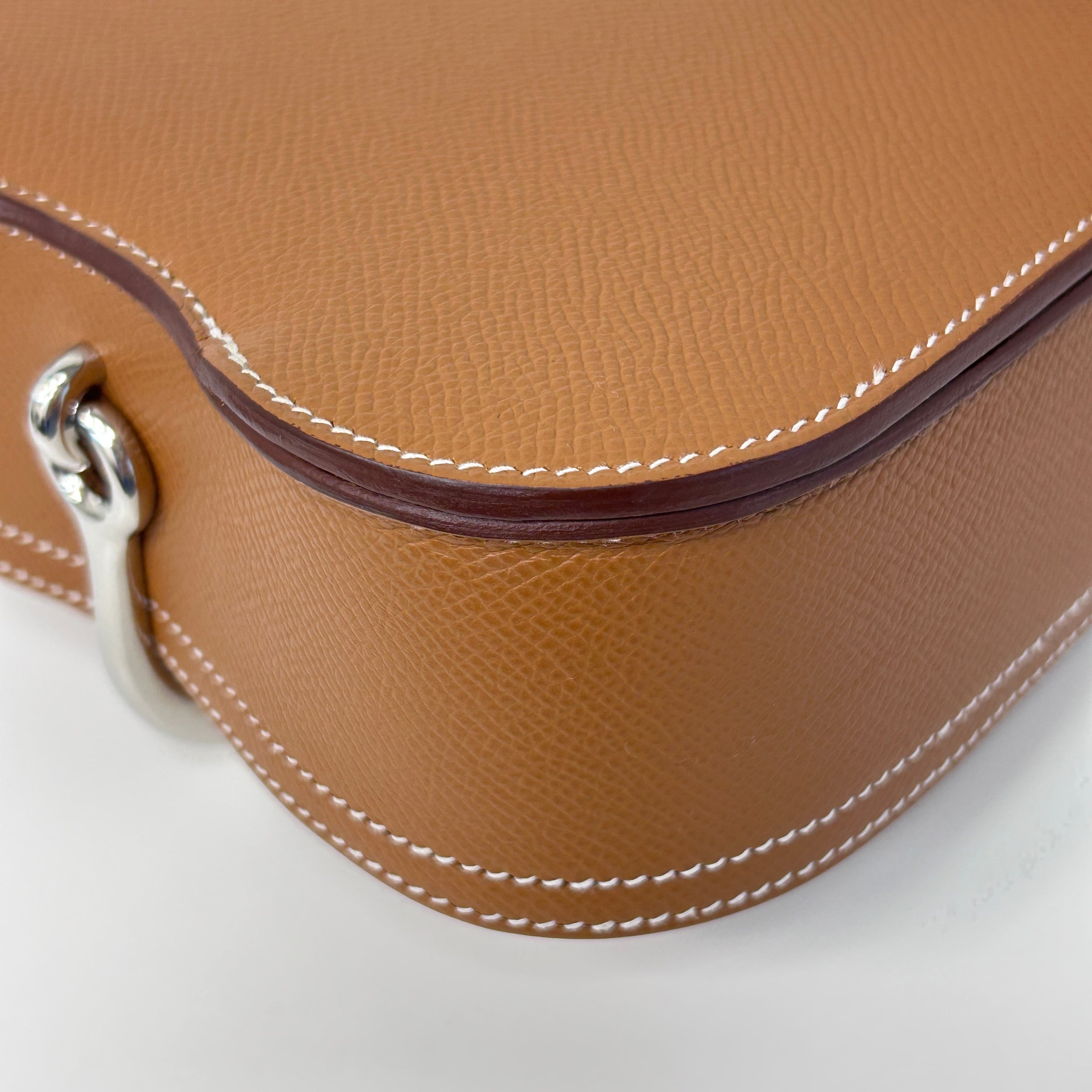 Gold Epsom Leather Mini Della Cavalleria w/PHW