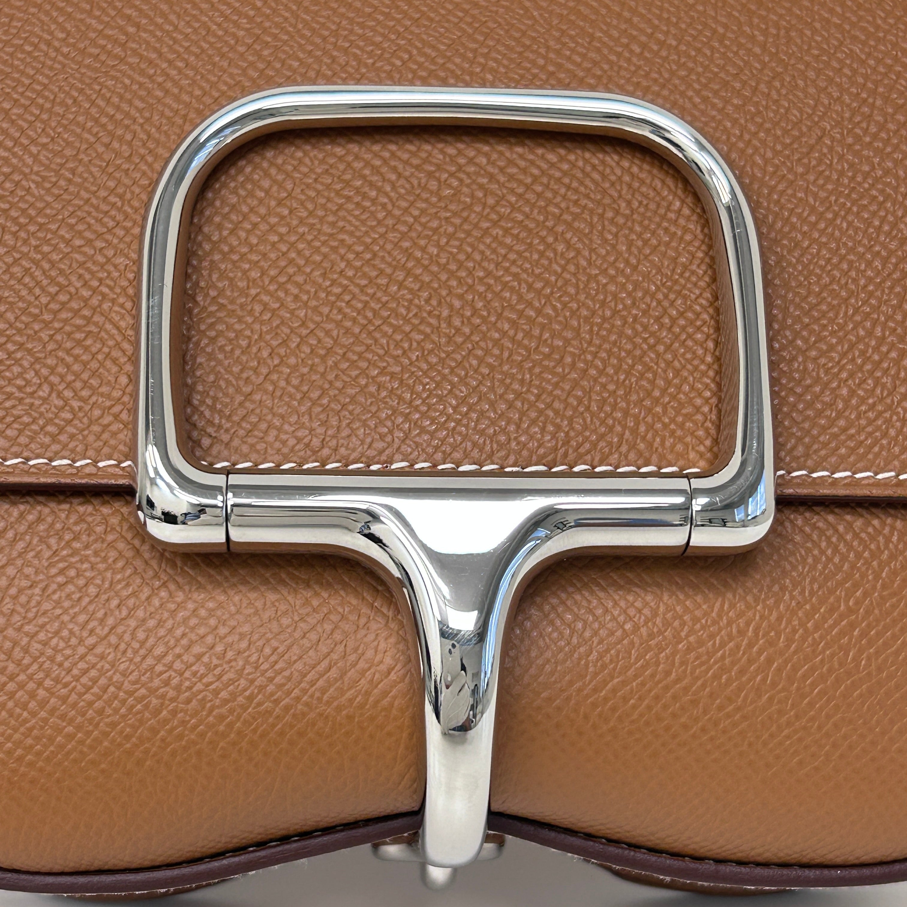 Gold Epsom Leather Mini Della Cavalleria w/PHW