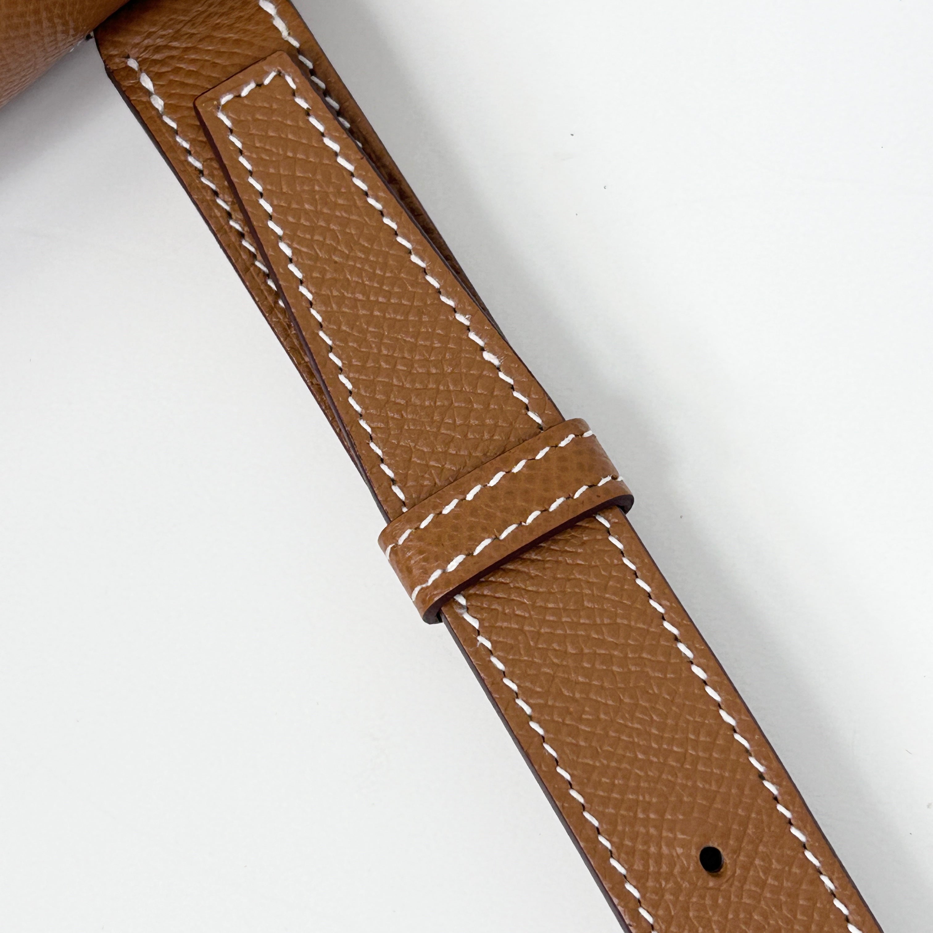 Gold Epsom Leather Mini Della Cavalleria w/PHW