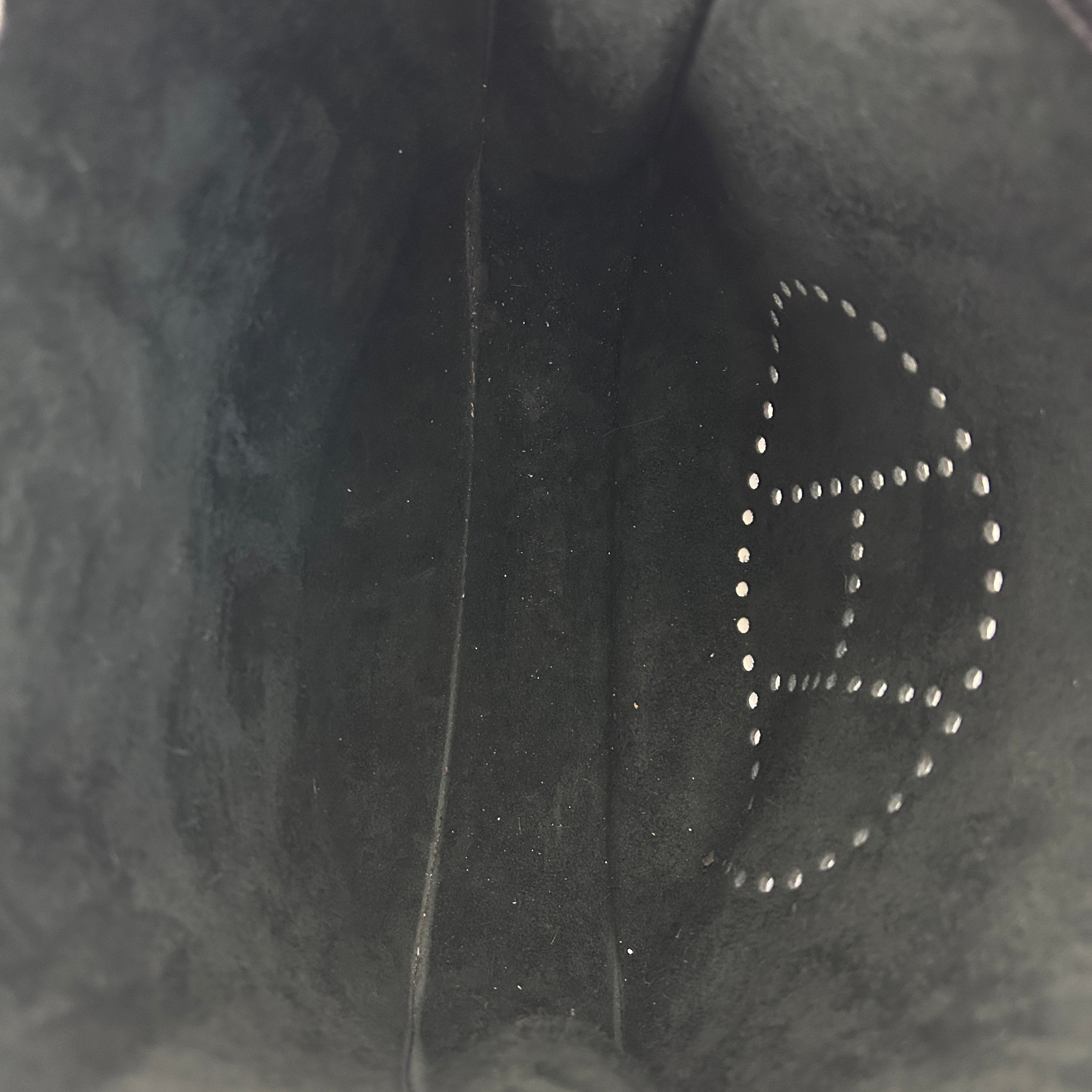 Black Clemence Leather Evelyne GM 33 Bag w/PHW