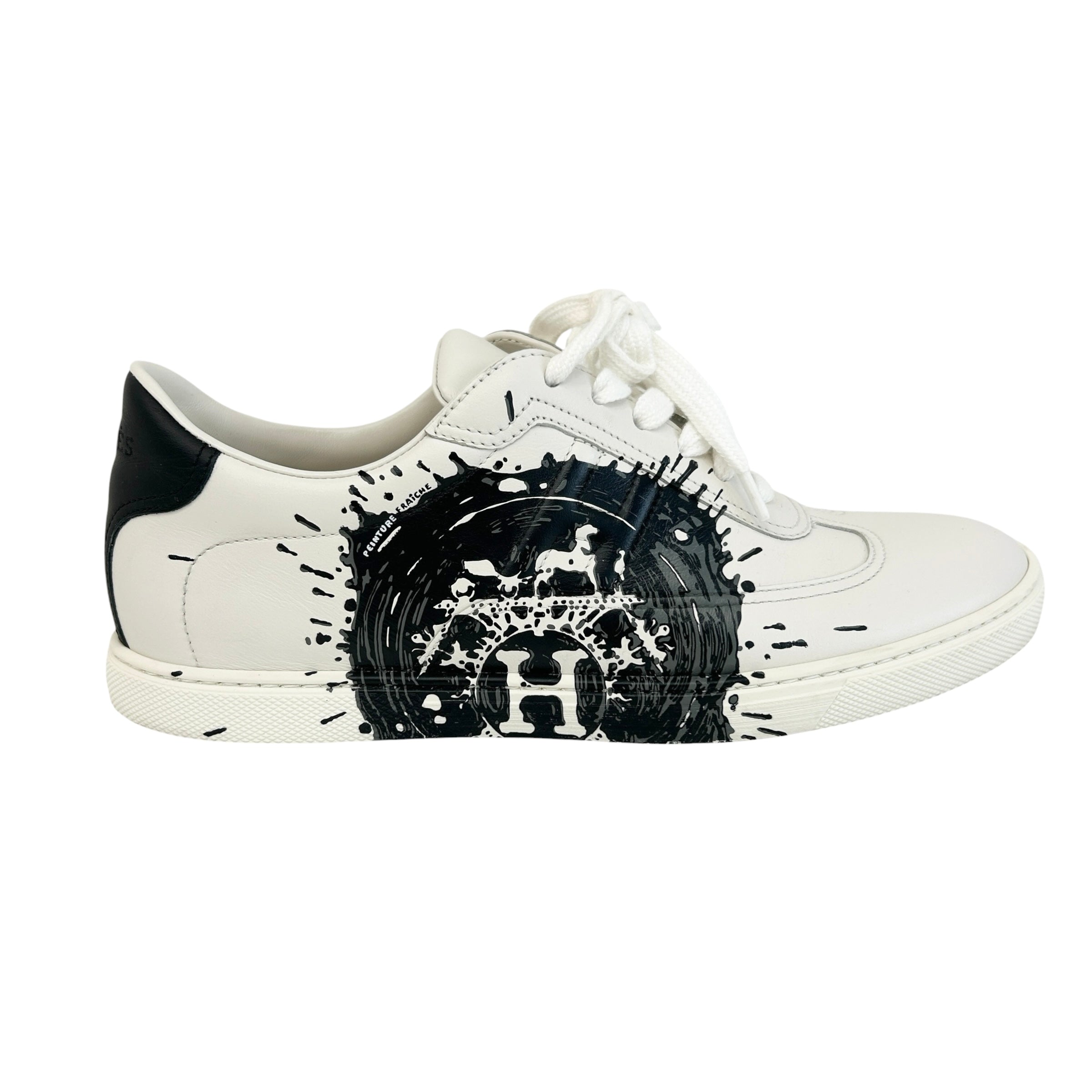 H Logo Peinture Fraiche Leather Quicker Sneakers