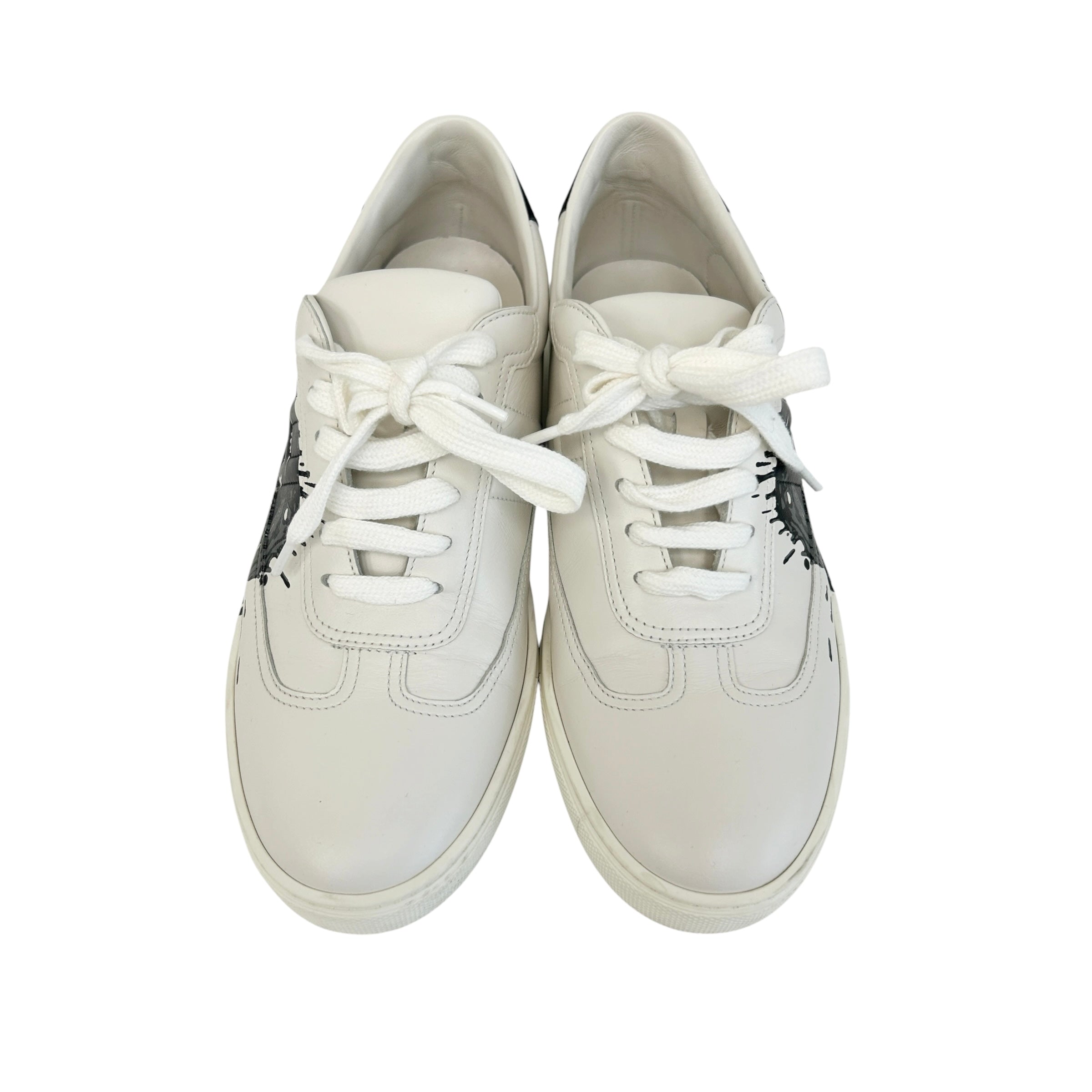 H Logo Peinture Fraiche Leather Quicker Sneakers