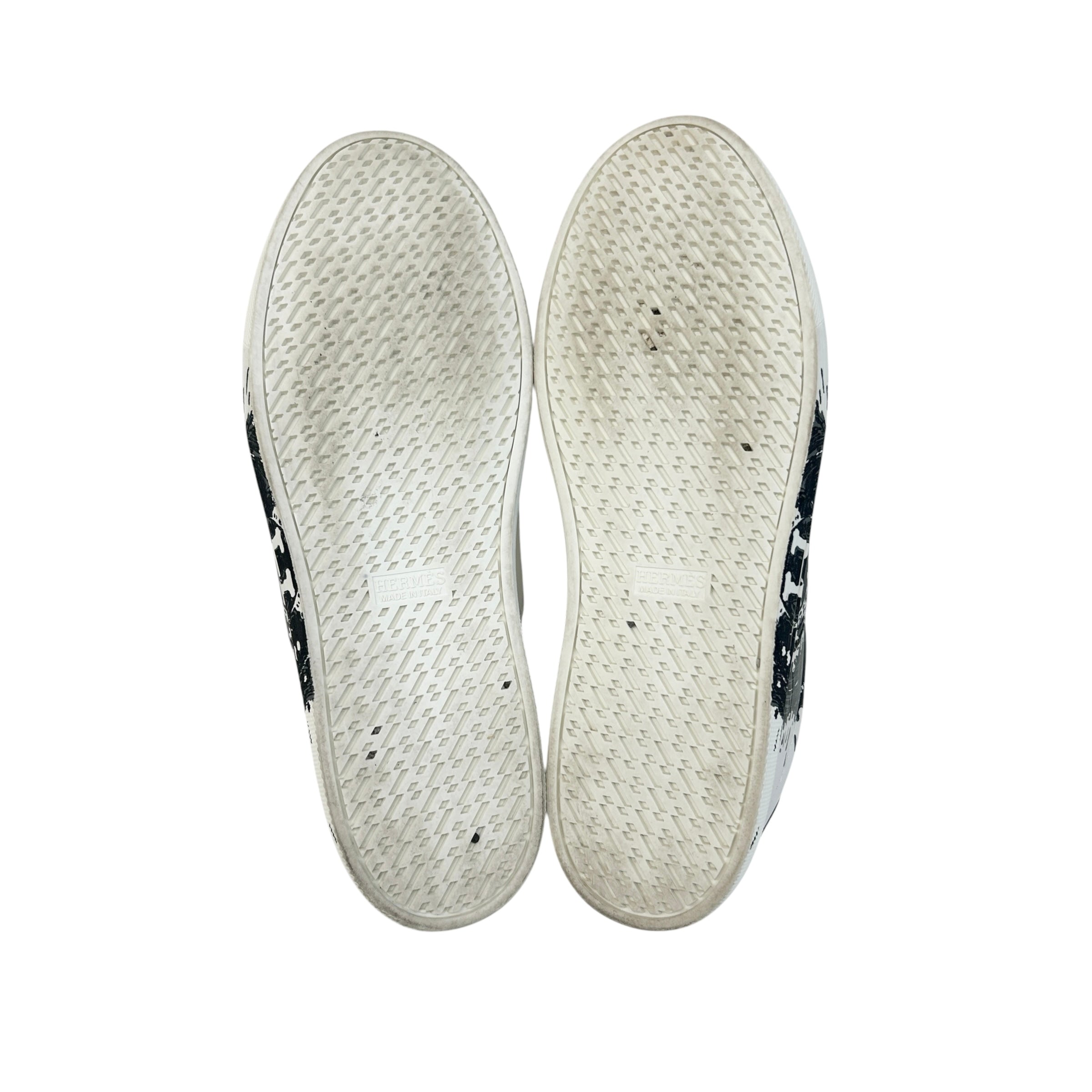 H Logo Peinture Fraiche Leather Quicker Sneakers