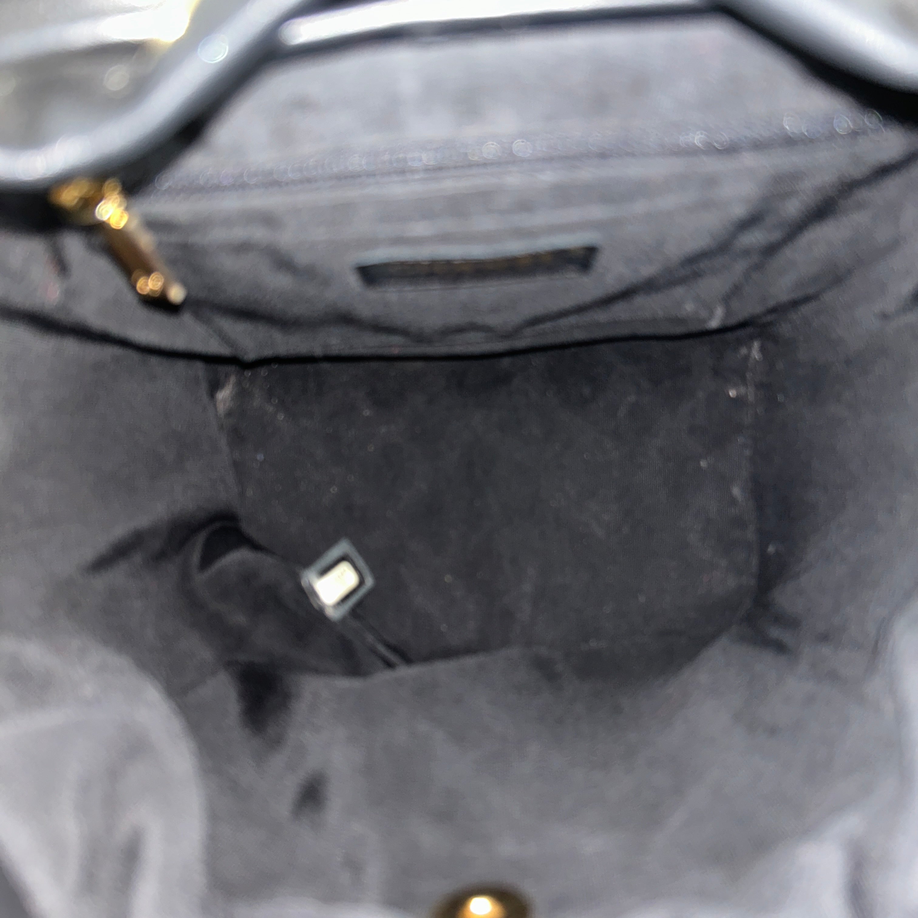 Black Quilted Calfskin Leather Urban Spirt Backpack Bag w/GHW