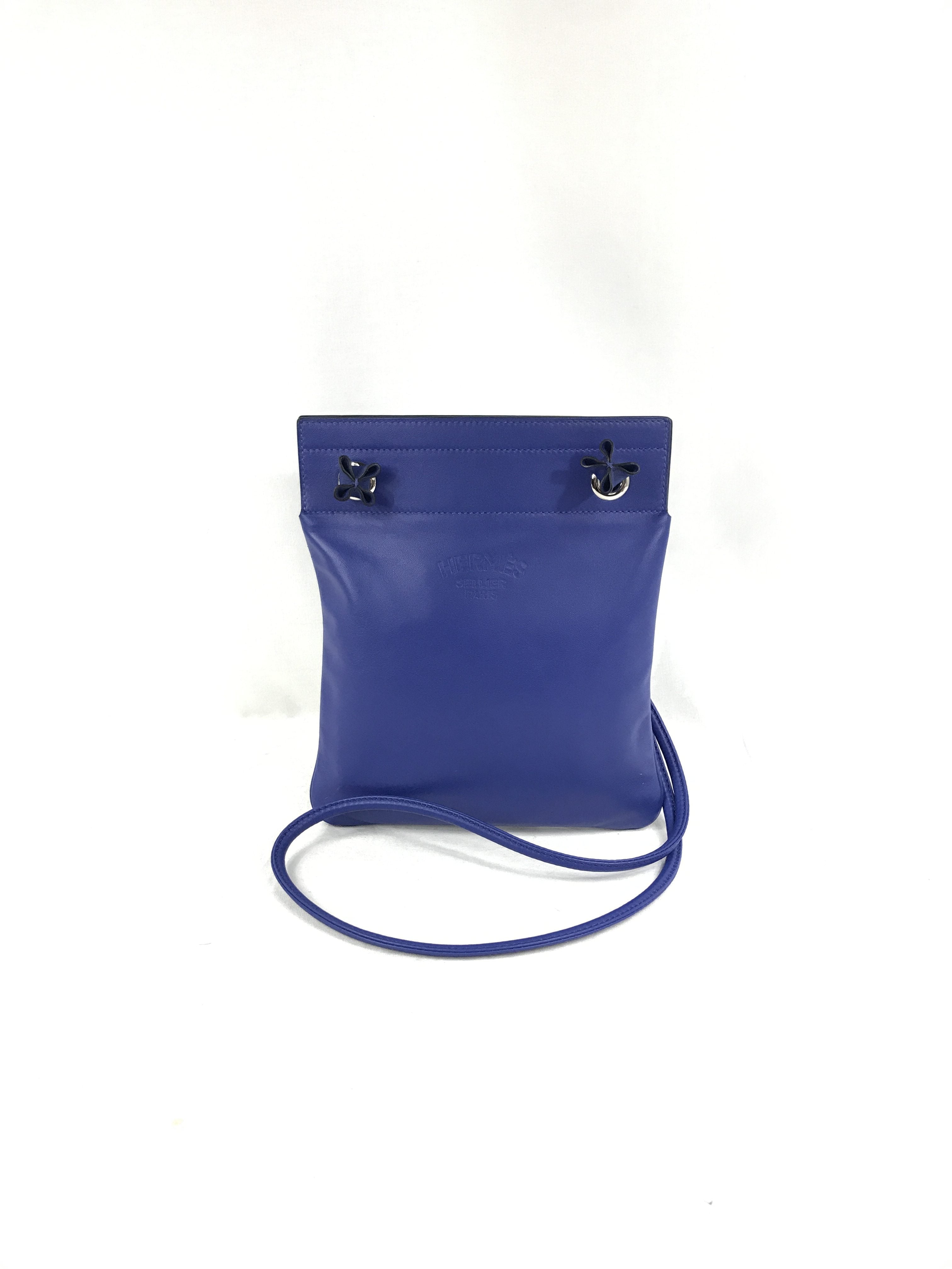 Cobalt Blue Aline Mini Crossbody Bag W/PHW