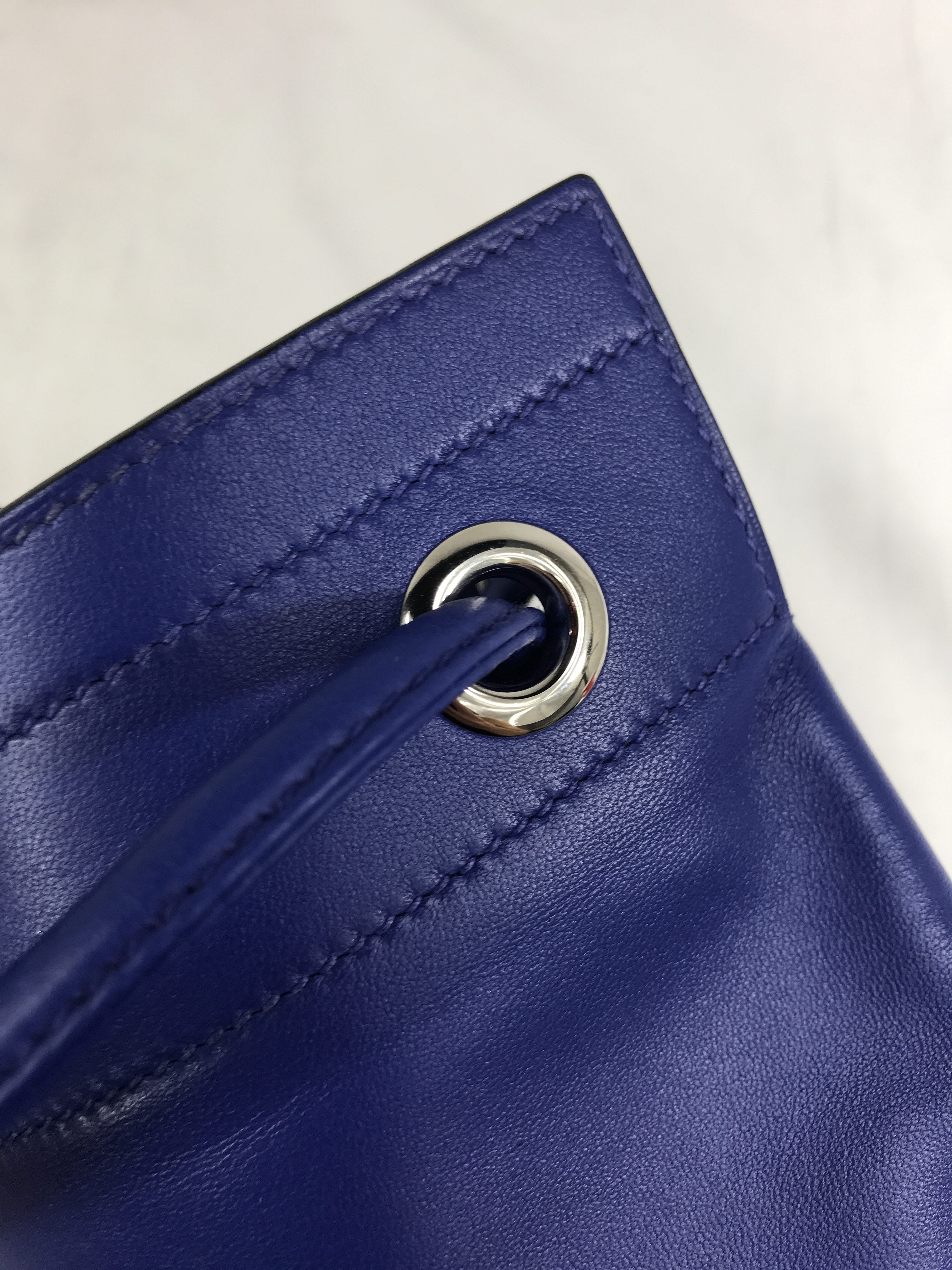 Cobalt Blue Aline Mini Crossbody Bag W/PHW