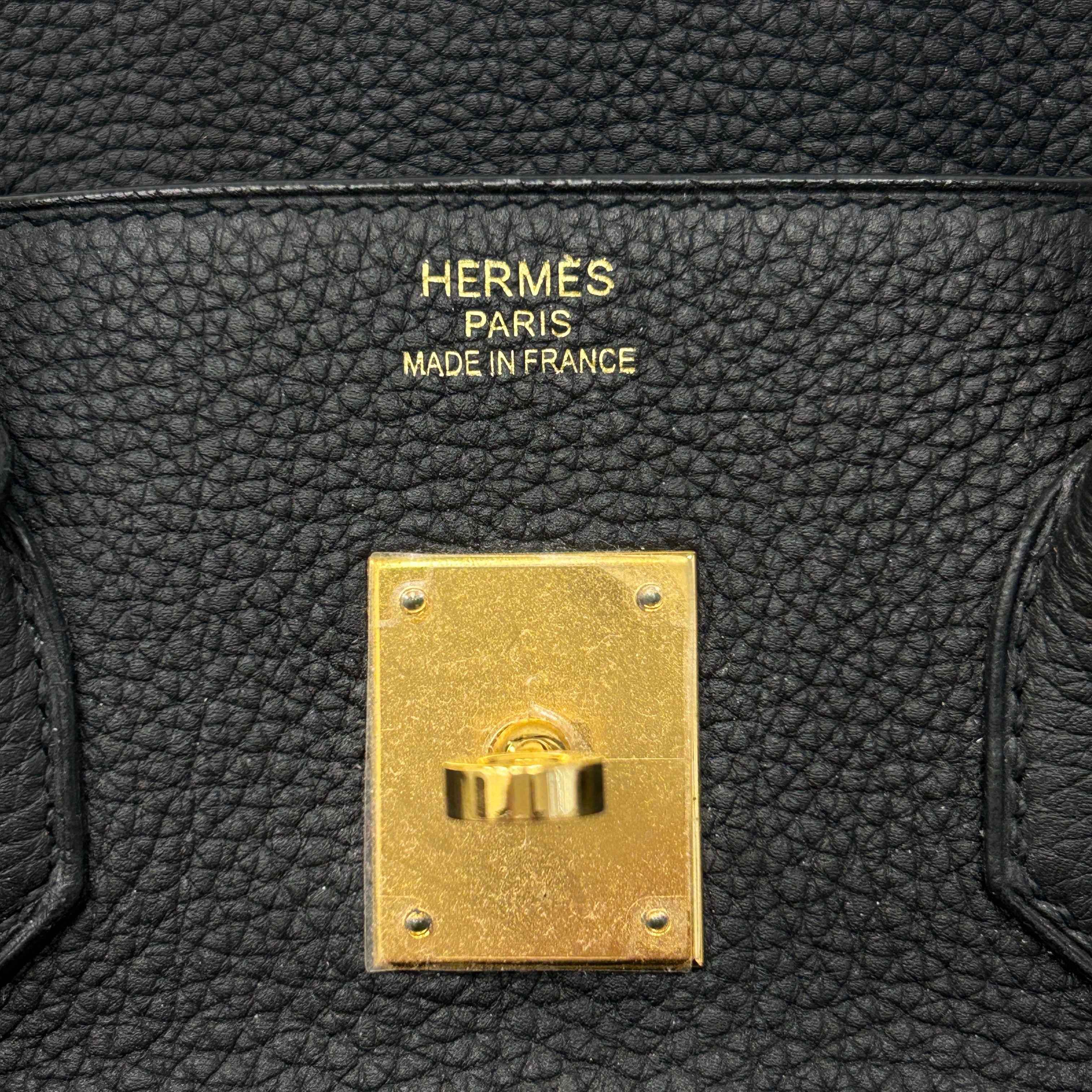 Black Togo Leather Birkin 35 w/GHW