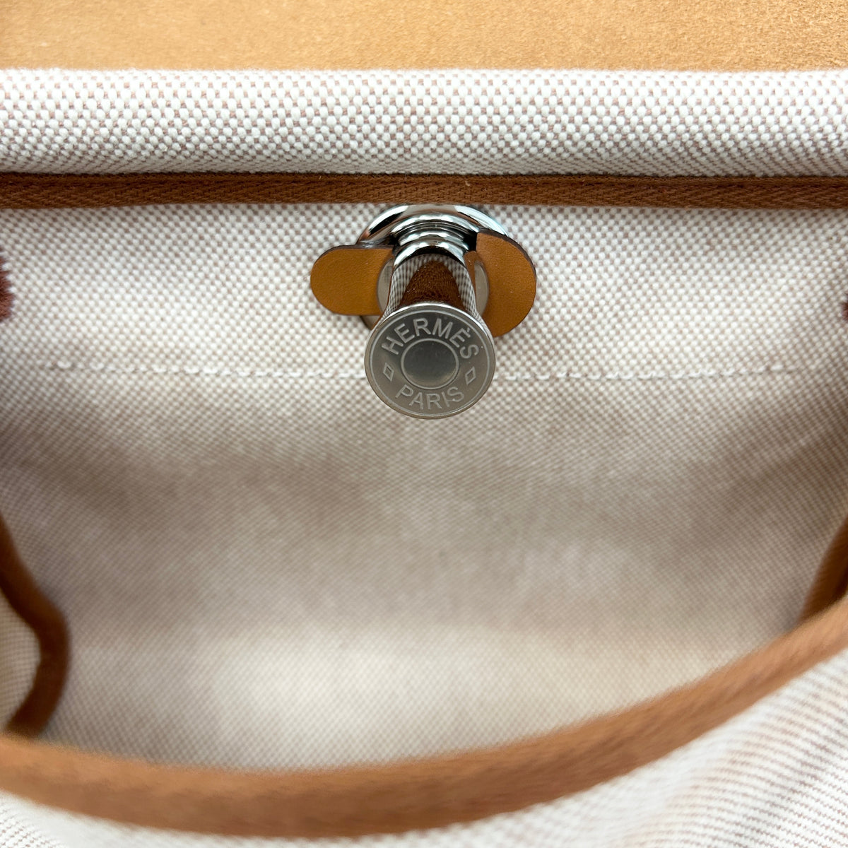 Écru / Beige / Naturel Sable Herbag Zip 20 Bag w/PHW