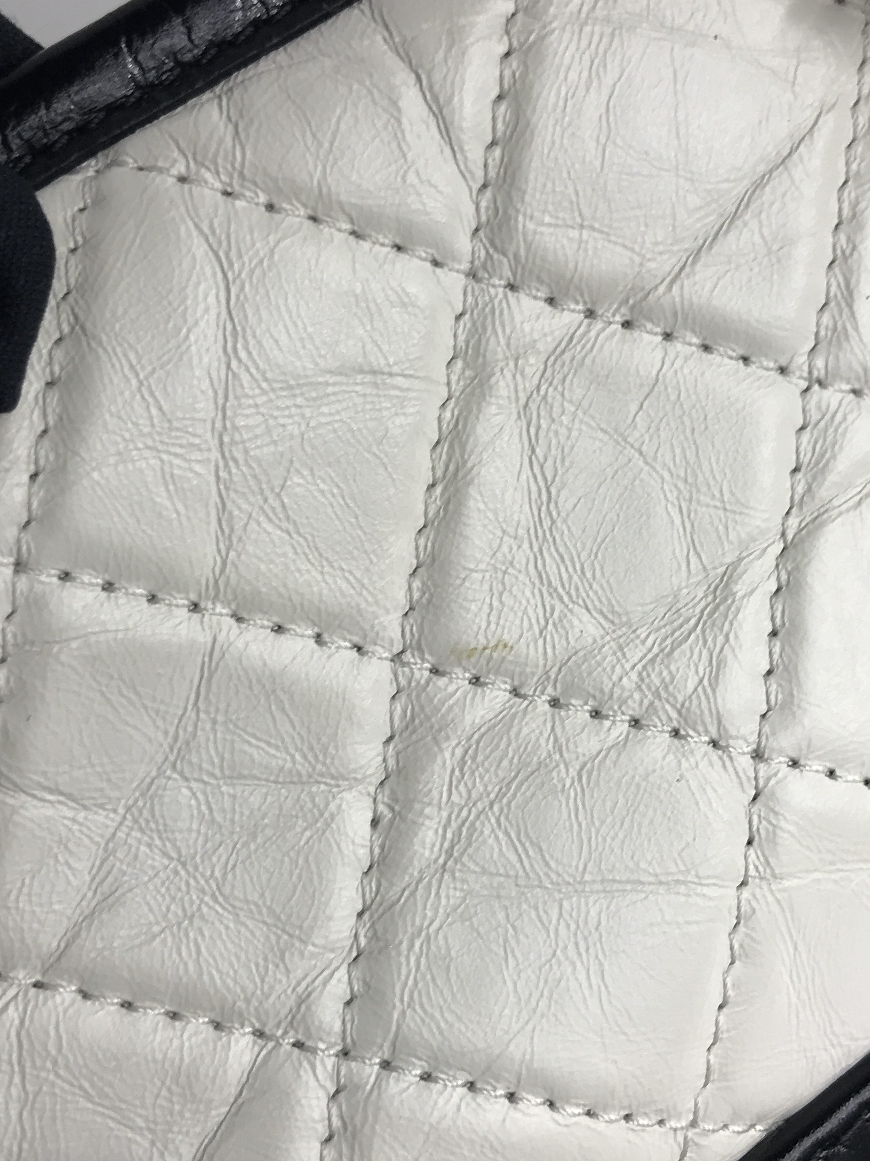 White Quilted Crinkled Calfskin Leather Small Gabrielle Hobo w/ GHW/RHW/SHW/AGHW