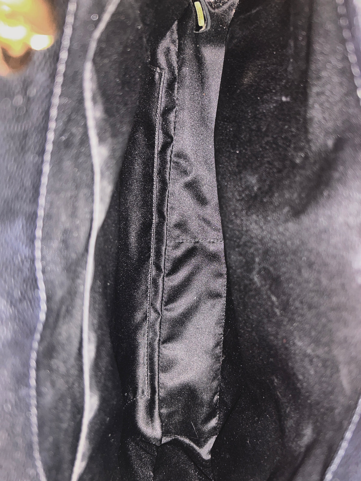 Black Quilted Caviar Leather Grand Shopping Tote Bag