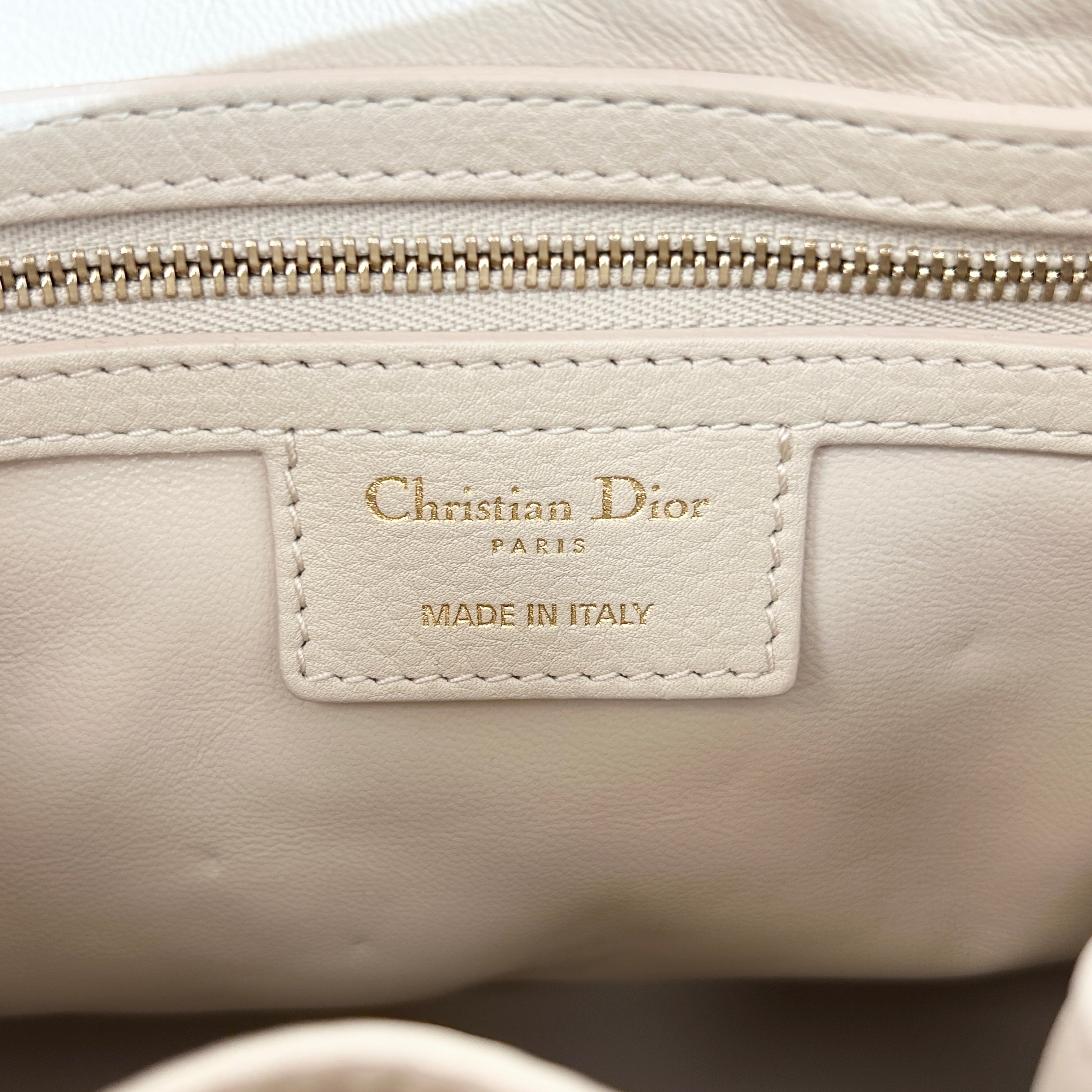 Beige Leather Granville 2 Way Bag w/GHW