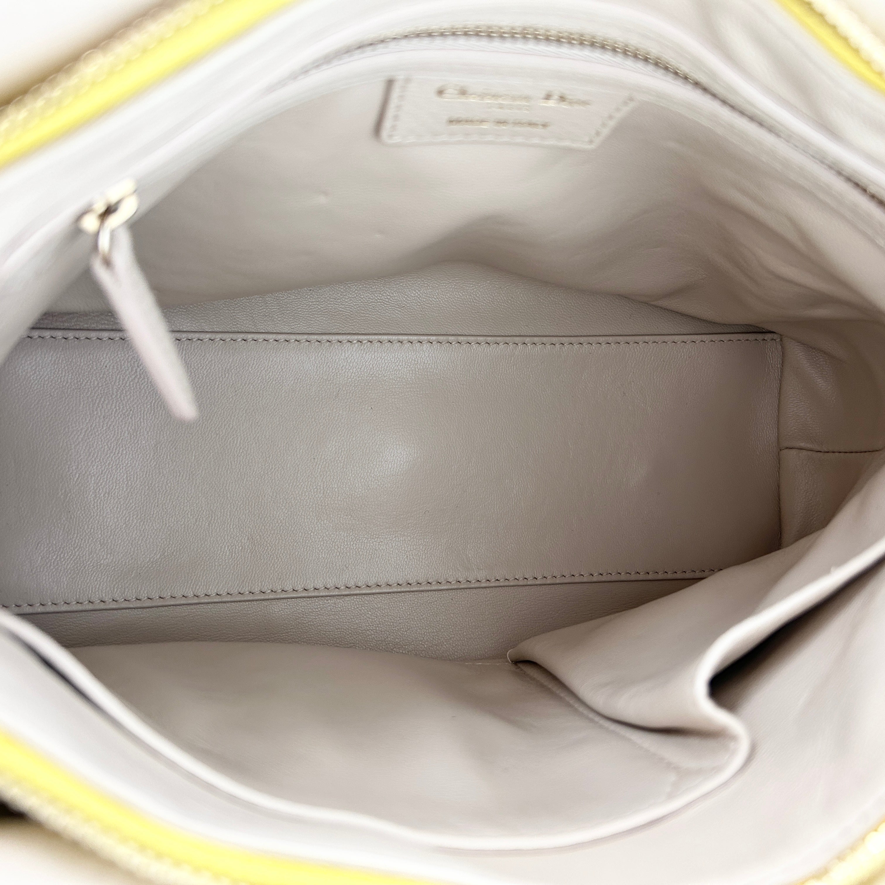 Beige Leather Granville 2 Way Bag w/GHW