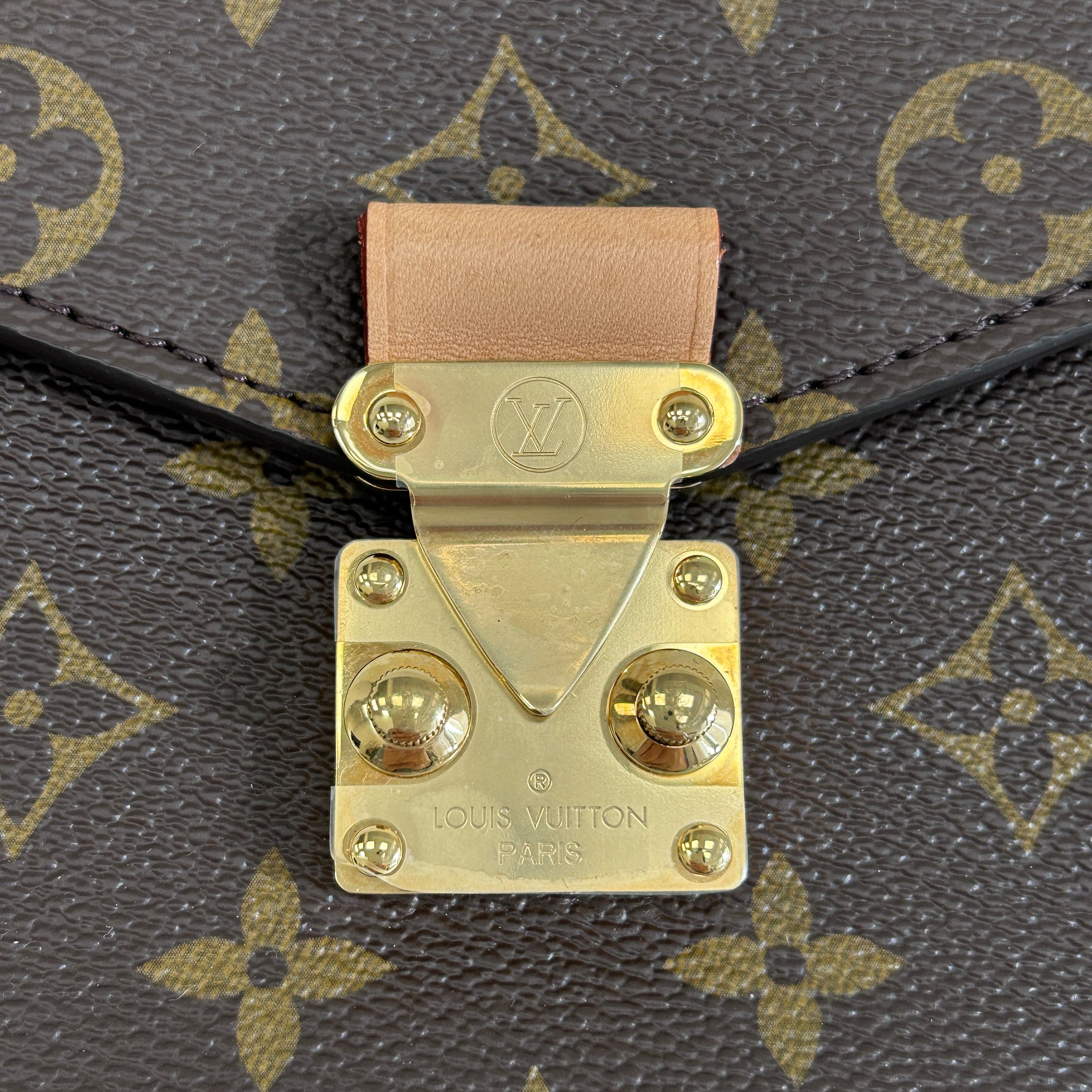 Monogram Coated Canvas Pochette Metis MM Crossbody Bag w/GHW